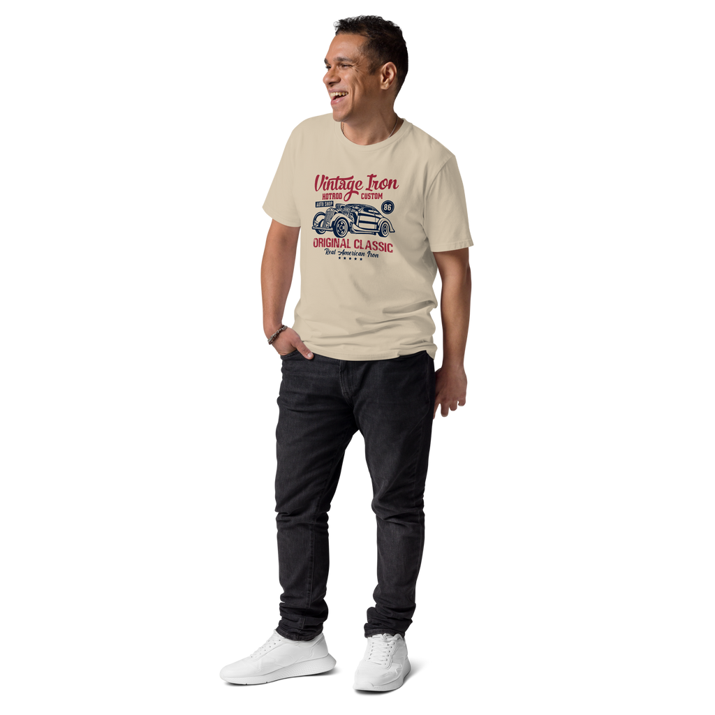 VINTAGE IRON Unisex organic cotton t-shirt