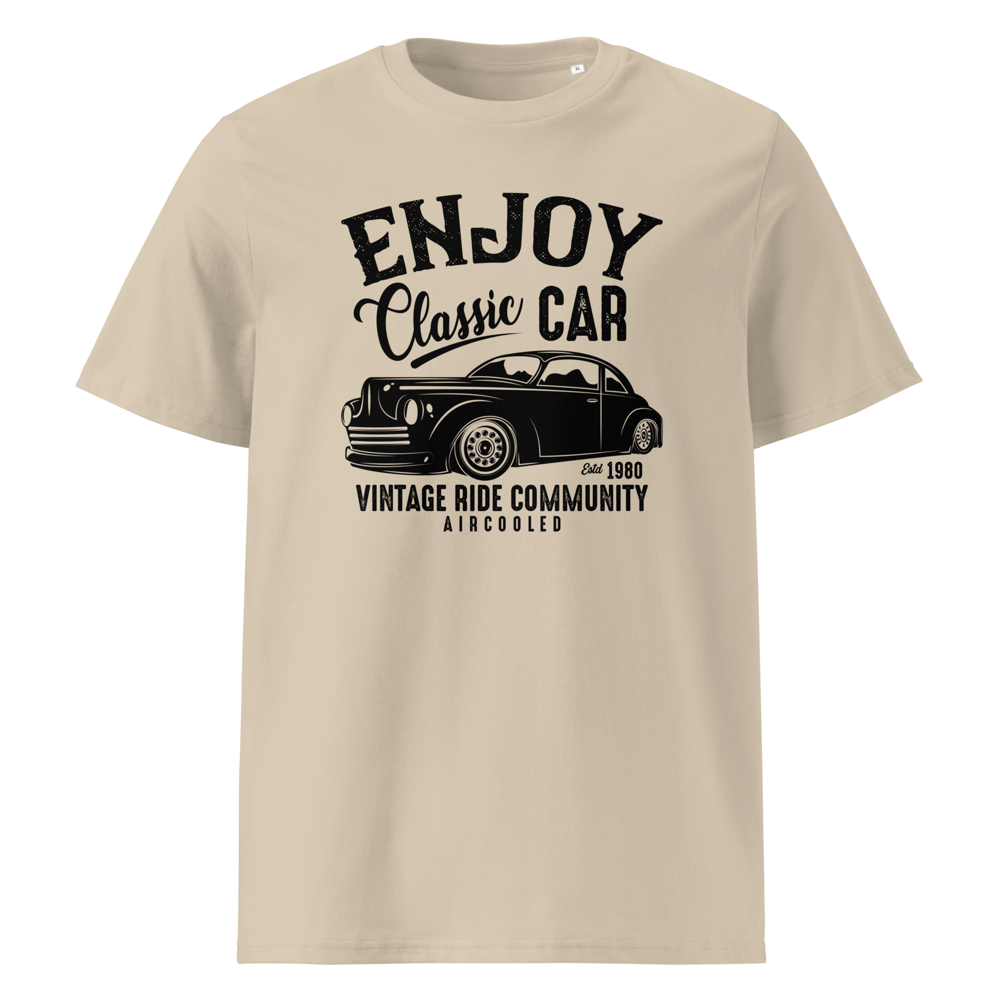 ENJOY CLASSIC CAR Unisex T-Shirt aus Bio-Baumwolle
