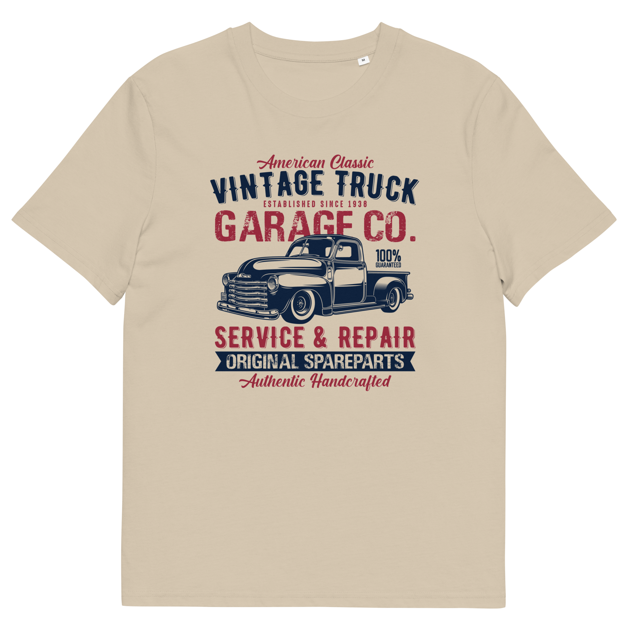 VINTAGE TRUCK Unisex-T-Shirt aus Bio-Baumwolle