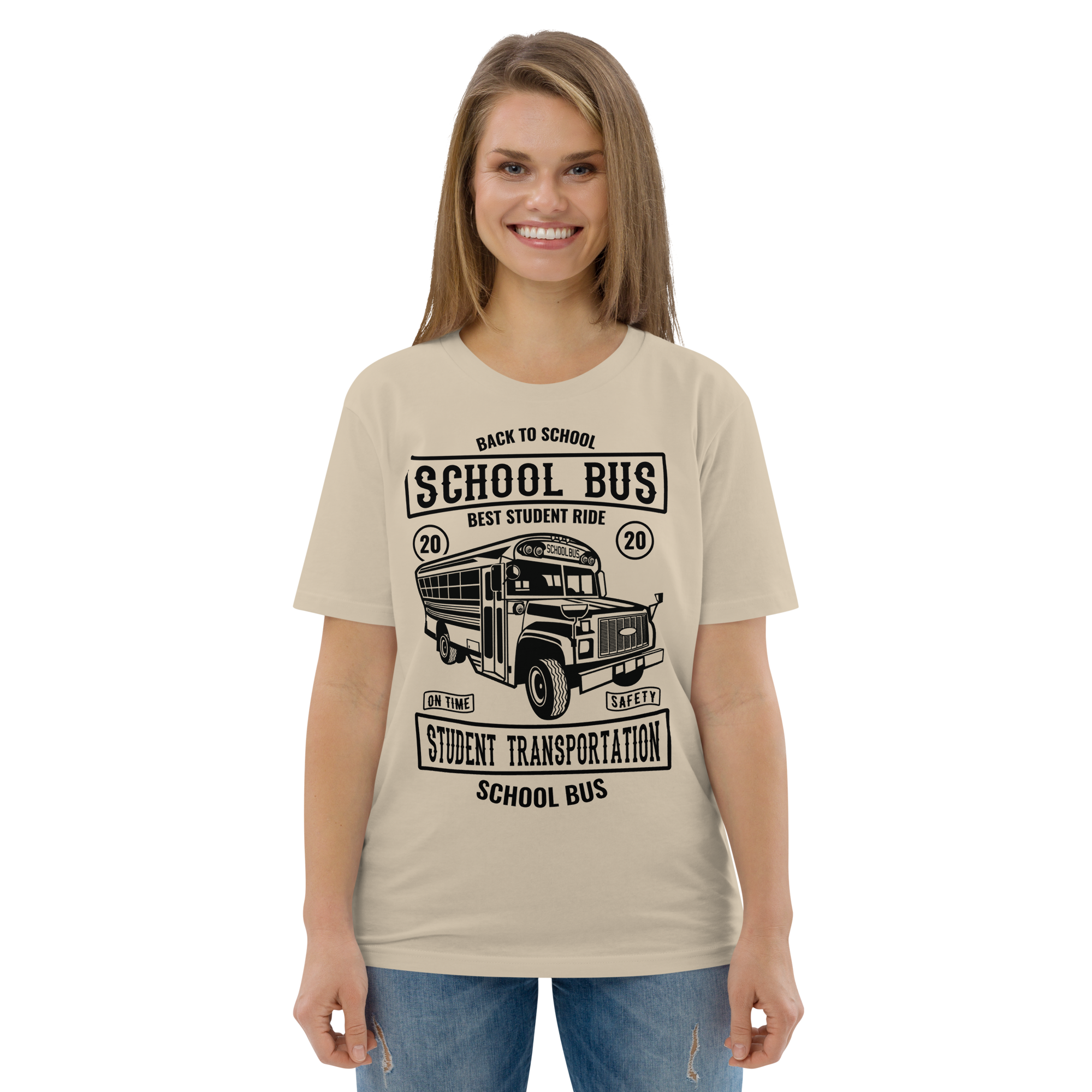 SCHULBUS Unisex T-Shirt aus Bio-Baumwolle