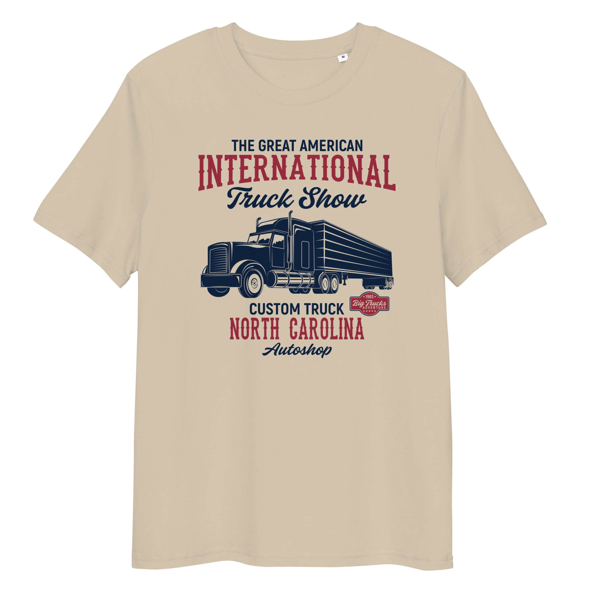INTERNATIONAL TRUCK SHOW Unisex-T-Shirt aus Bio-Baumwolle