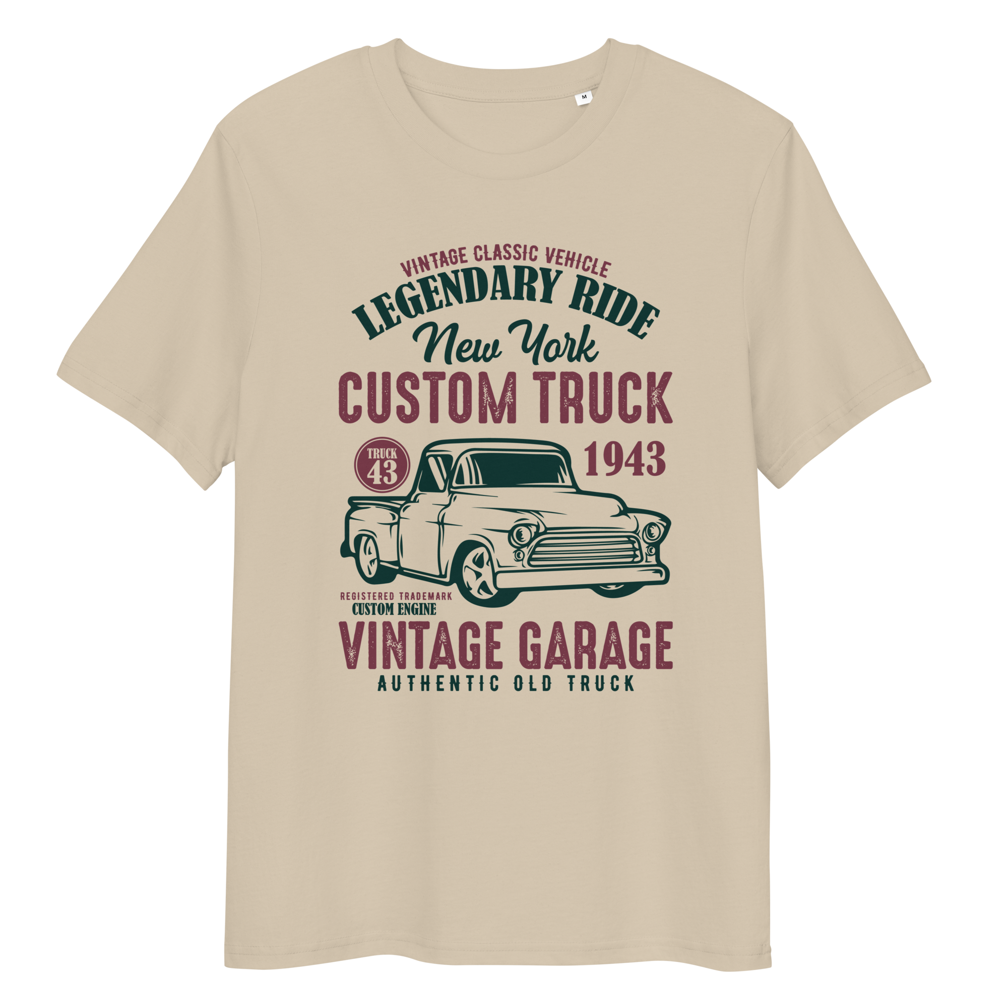 NEW YORK CUSTOM TRUCK Unisex-T-Shirt aus Bio-Baumwolle