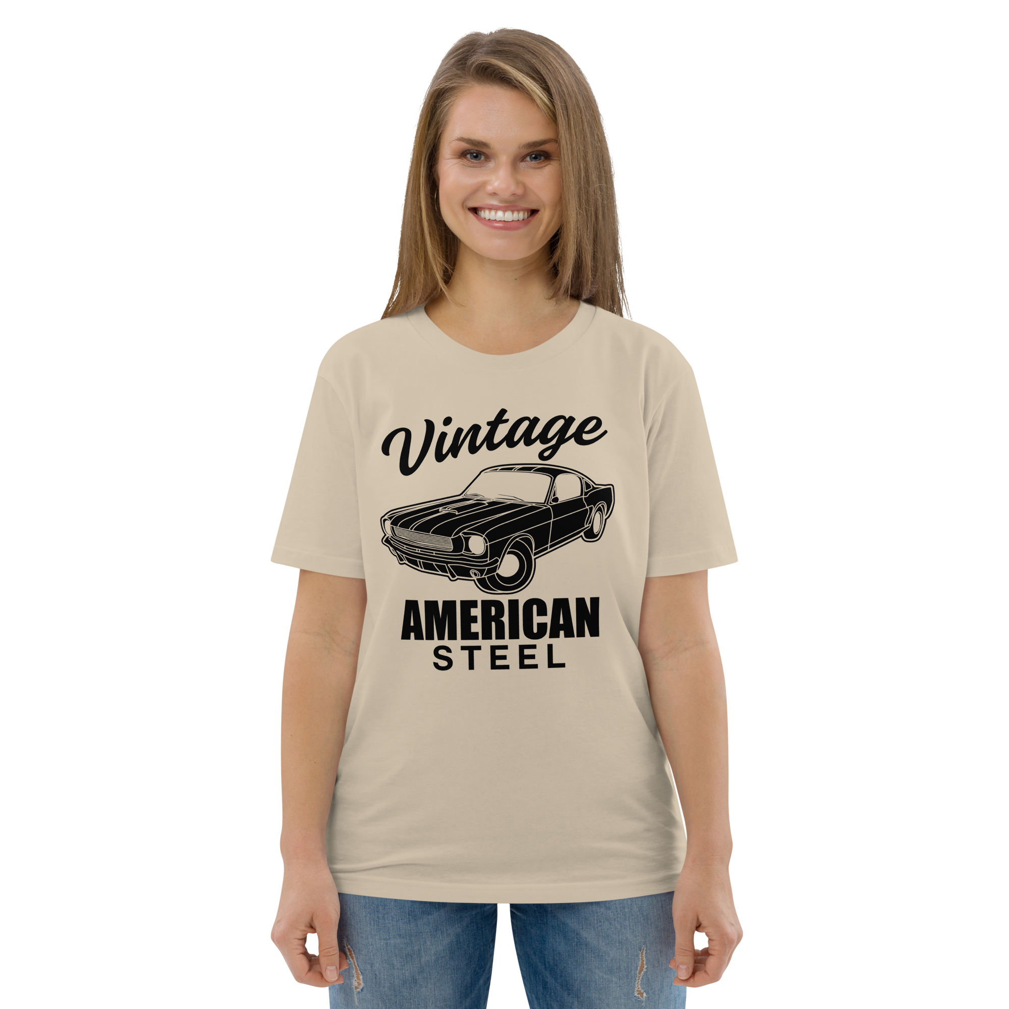 VINTAGE AMERICAN STEEL unisex t-shirt