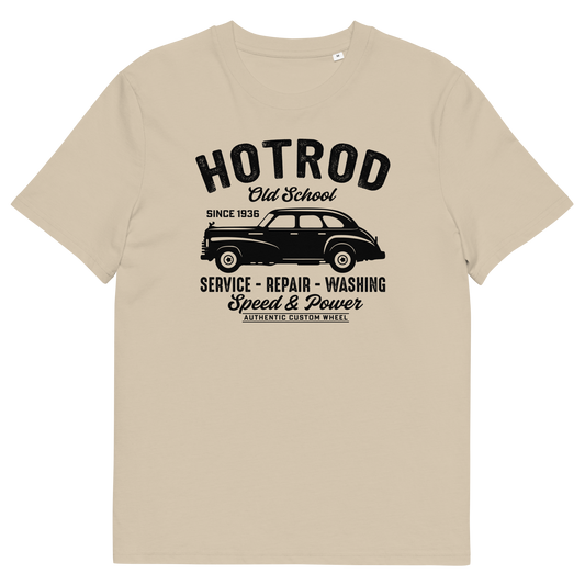 HOTROD OLD SCHOOL Unisex organic cotton t-shirt