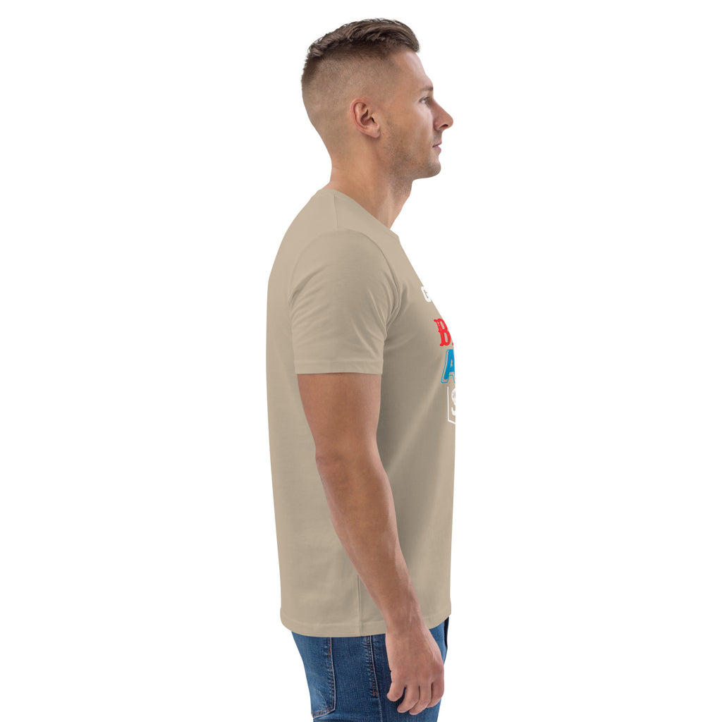 ADULTING BEGINS Unisex organic cotton t-shirt