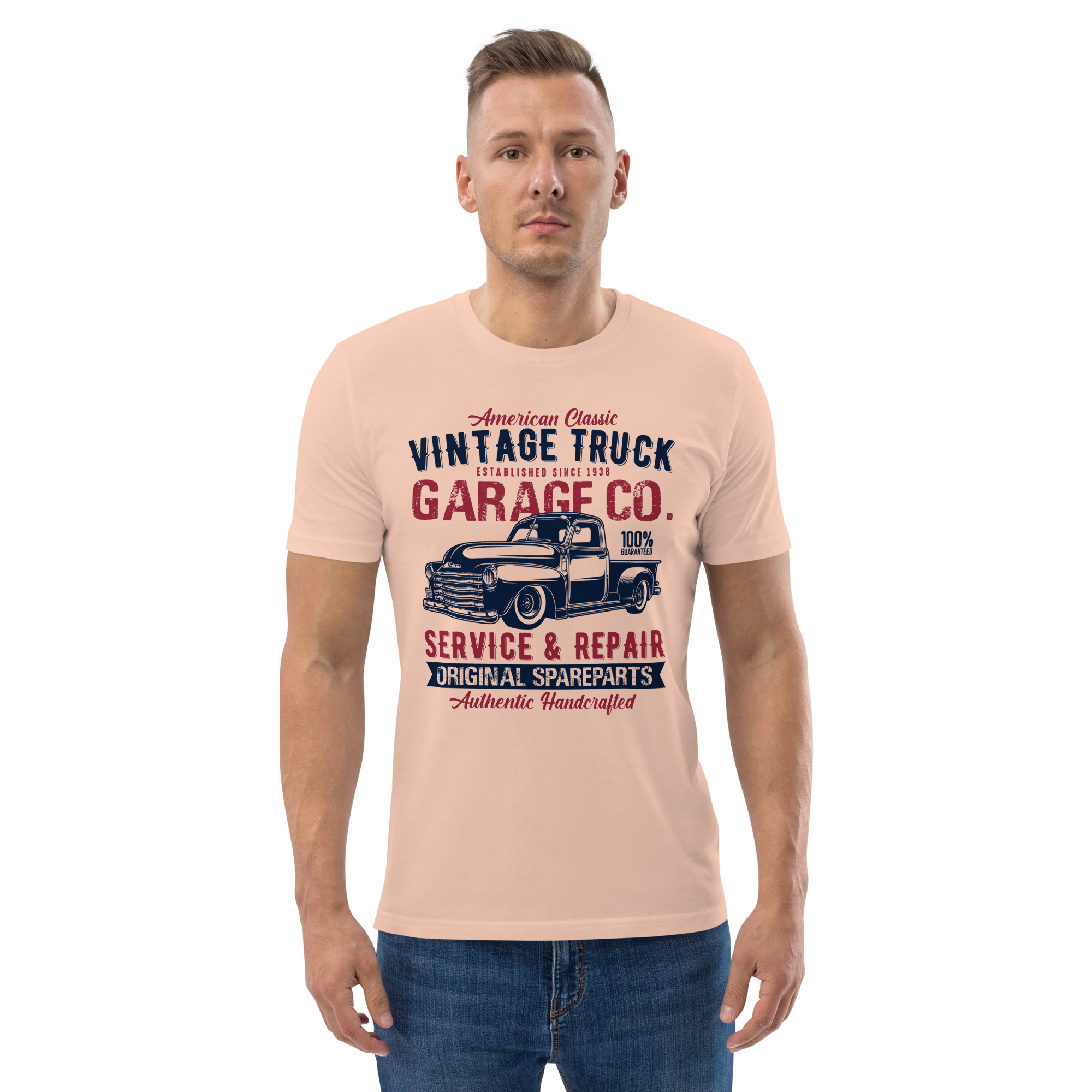 VINTAGE TRUCK Unisex-T-Shirt aus Bio-Baumwolle