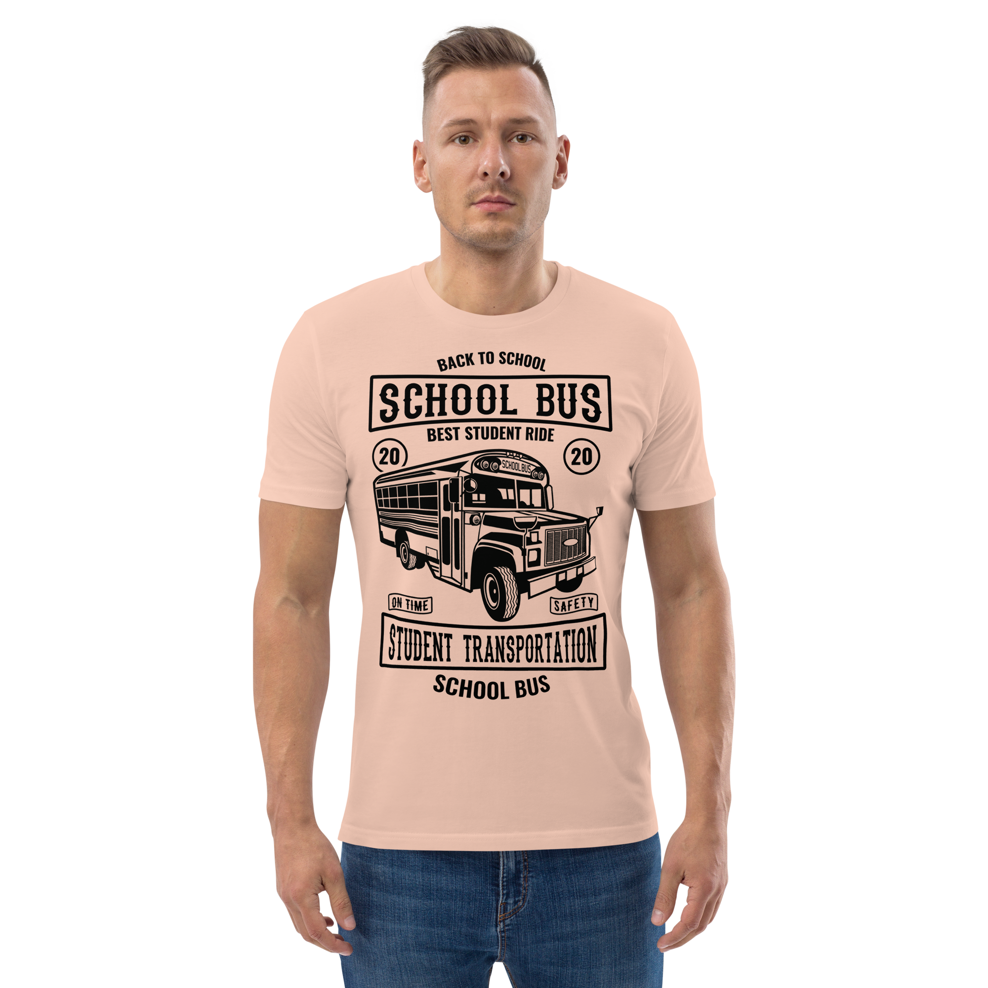 SCHULBUS Unisex T-Shirt aus Bio-Baumwolle
