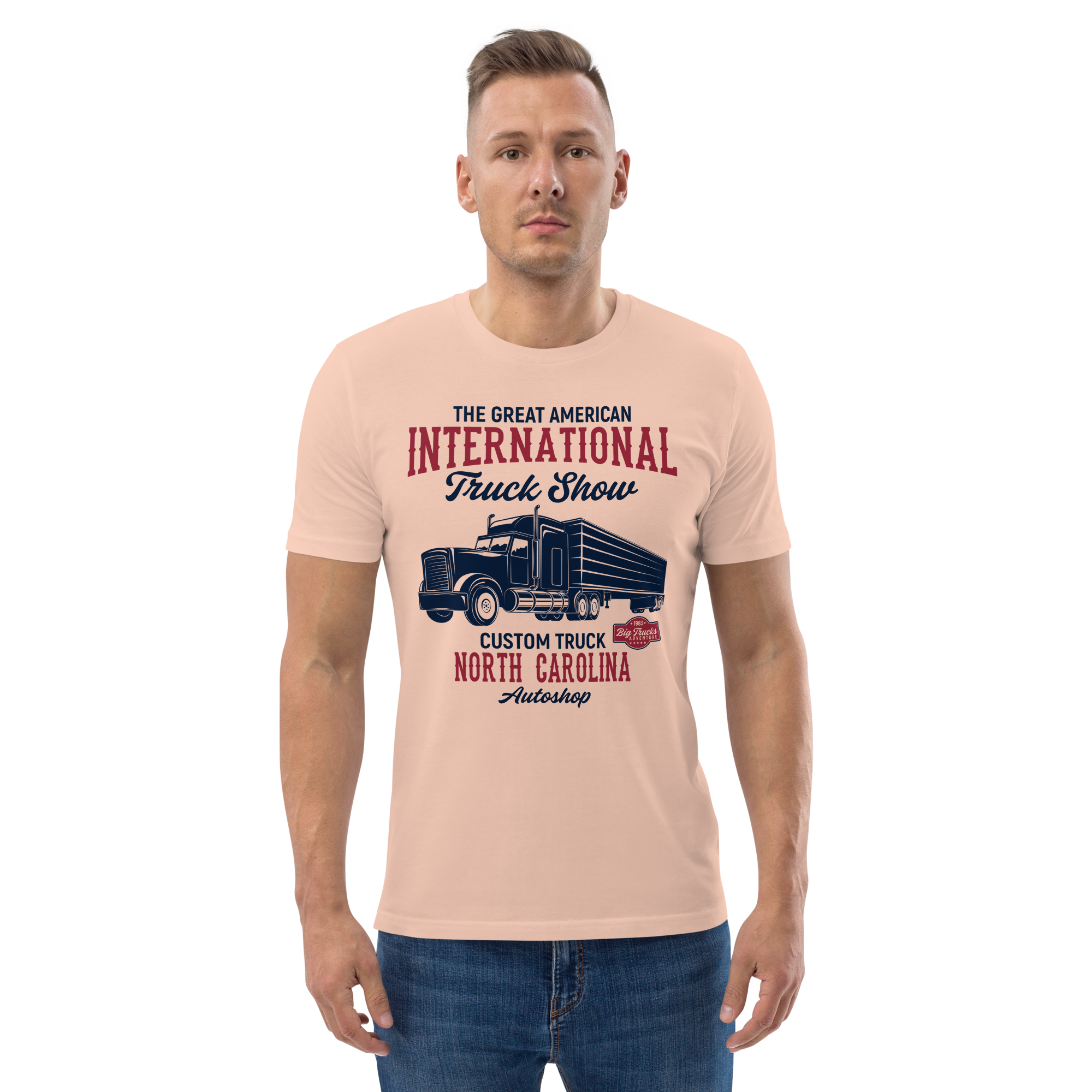 INTERNATIONAL TRUCK SHOW Unisex-T-Shirt aus Bio-Baumwolle