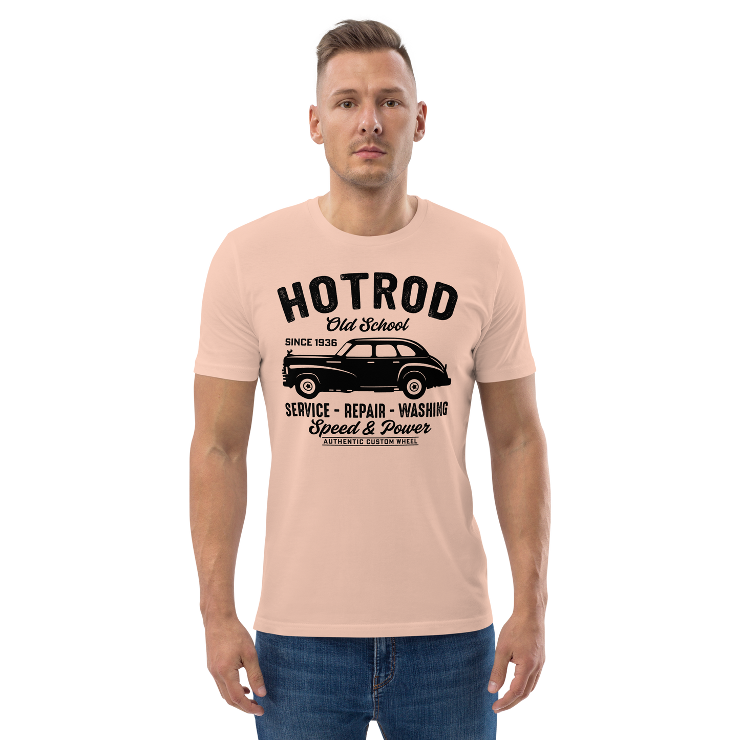 HOTROD OLD SCHOOL Unisex organic cotton t-shirt