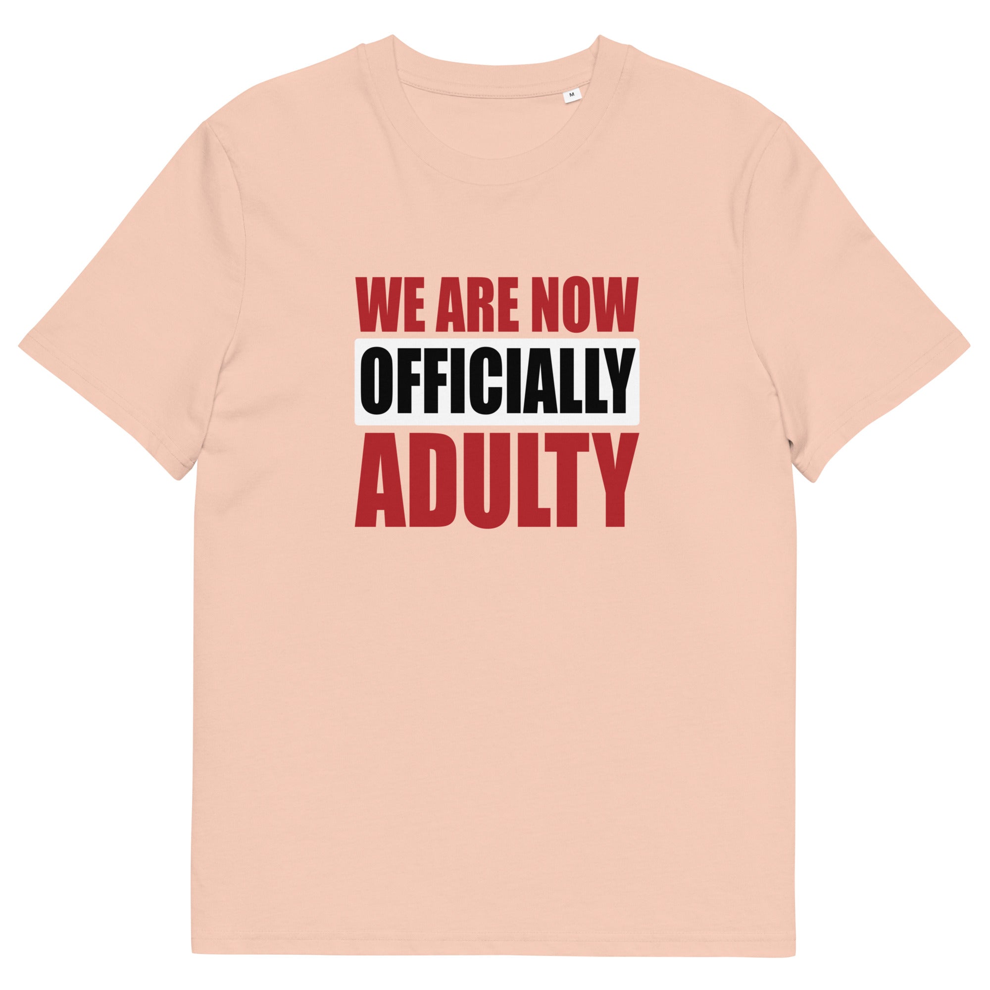 Camiseta unisex de algodón orgánico OFICIALMENTE PARA ADULTOS