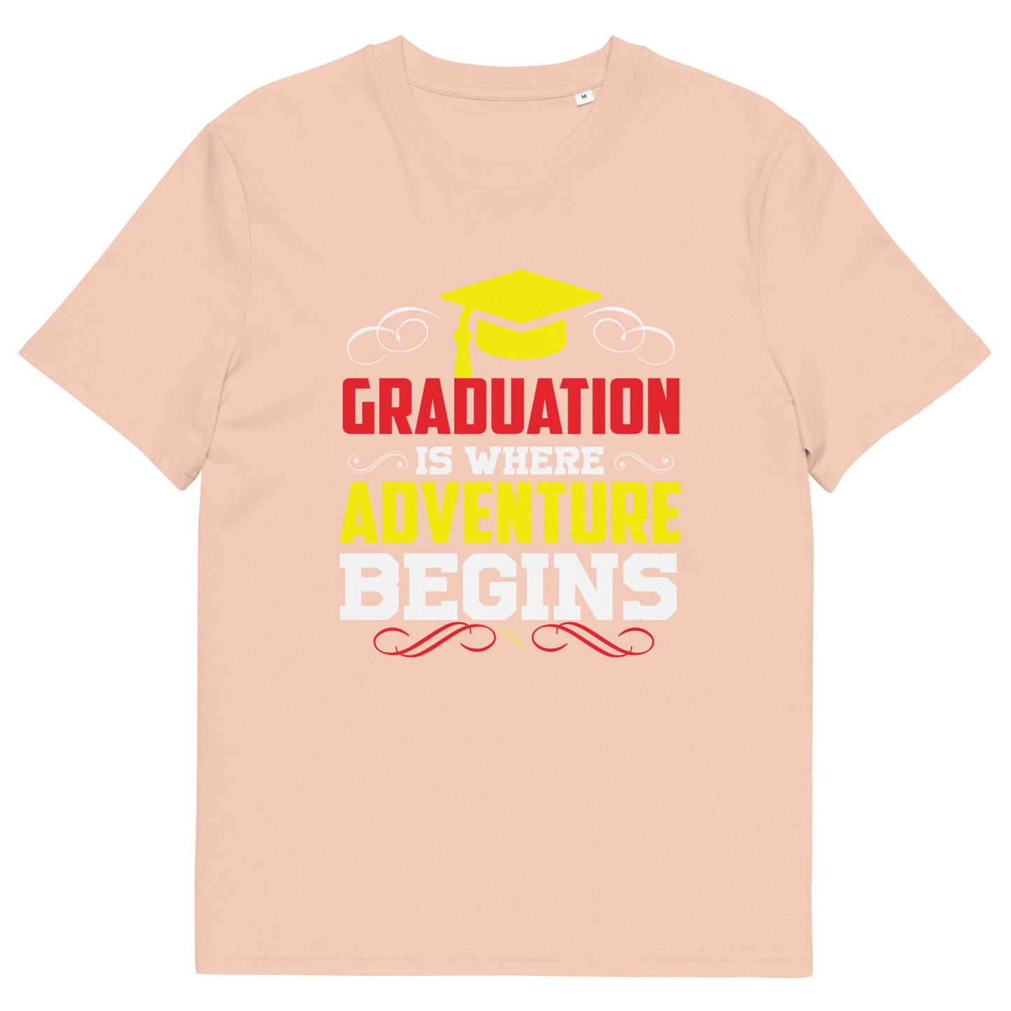 ADVENTURE BEGINS Unisex organic cotton t-shirt