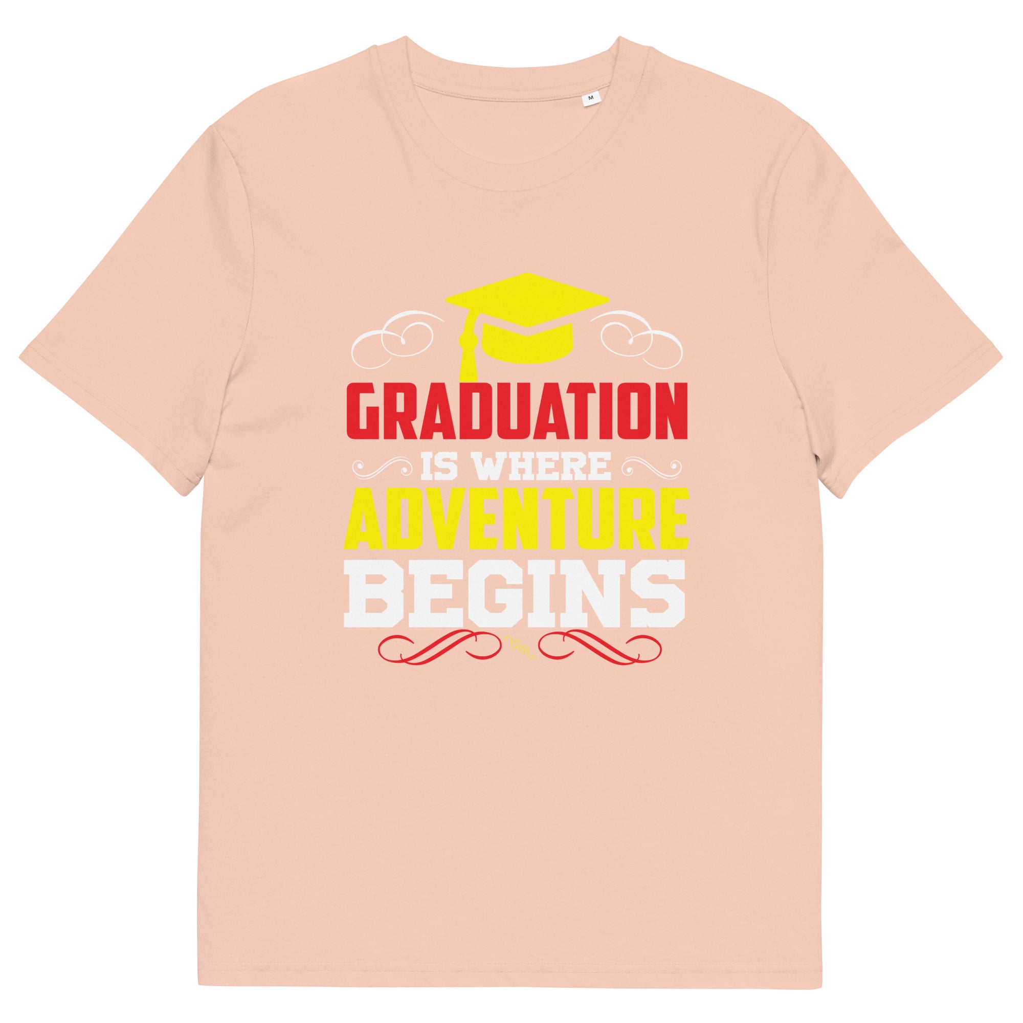 ADVENTURE BEGINS unisex t-shirt