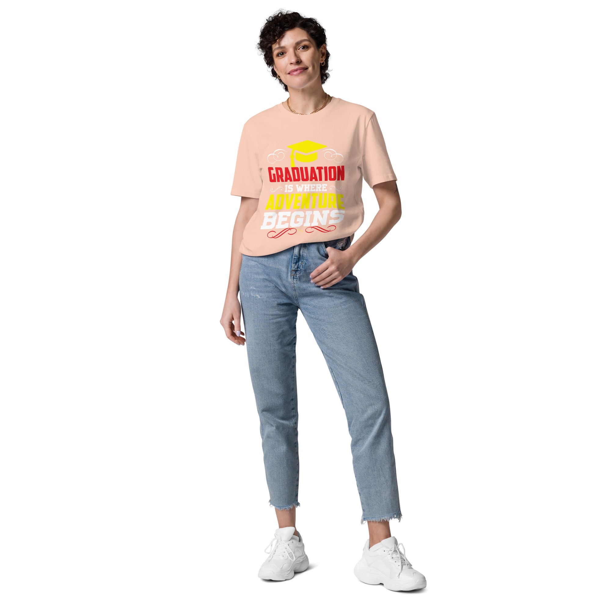 ADVENTURE BEGINS unisex t-shirt