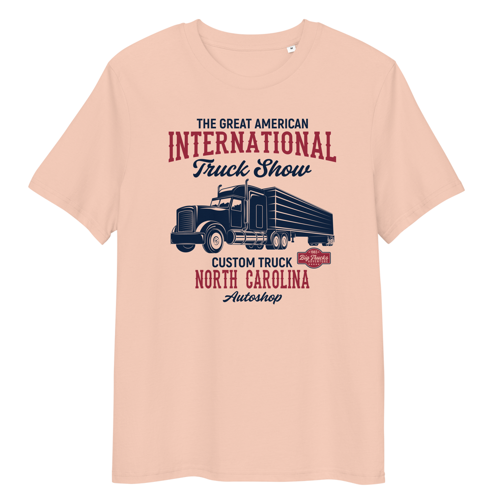 INTERNATIONAL TRUCK SHOW Unisex-T-Shirt aus Bio-Baumwolle