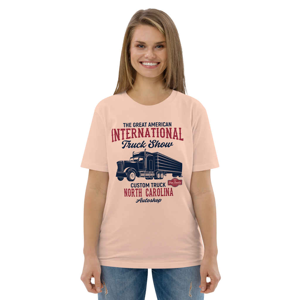 INTERNATIONAL TRUCK SHOW Unisex-T-Shirt aus Bio-Baumwolle