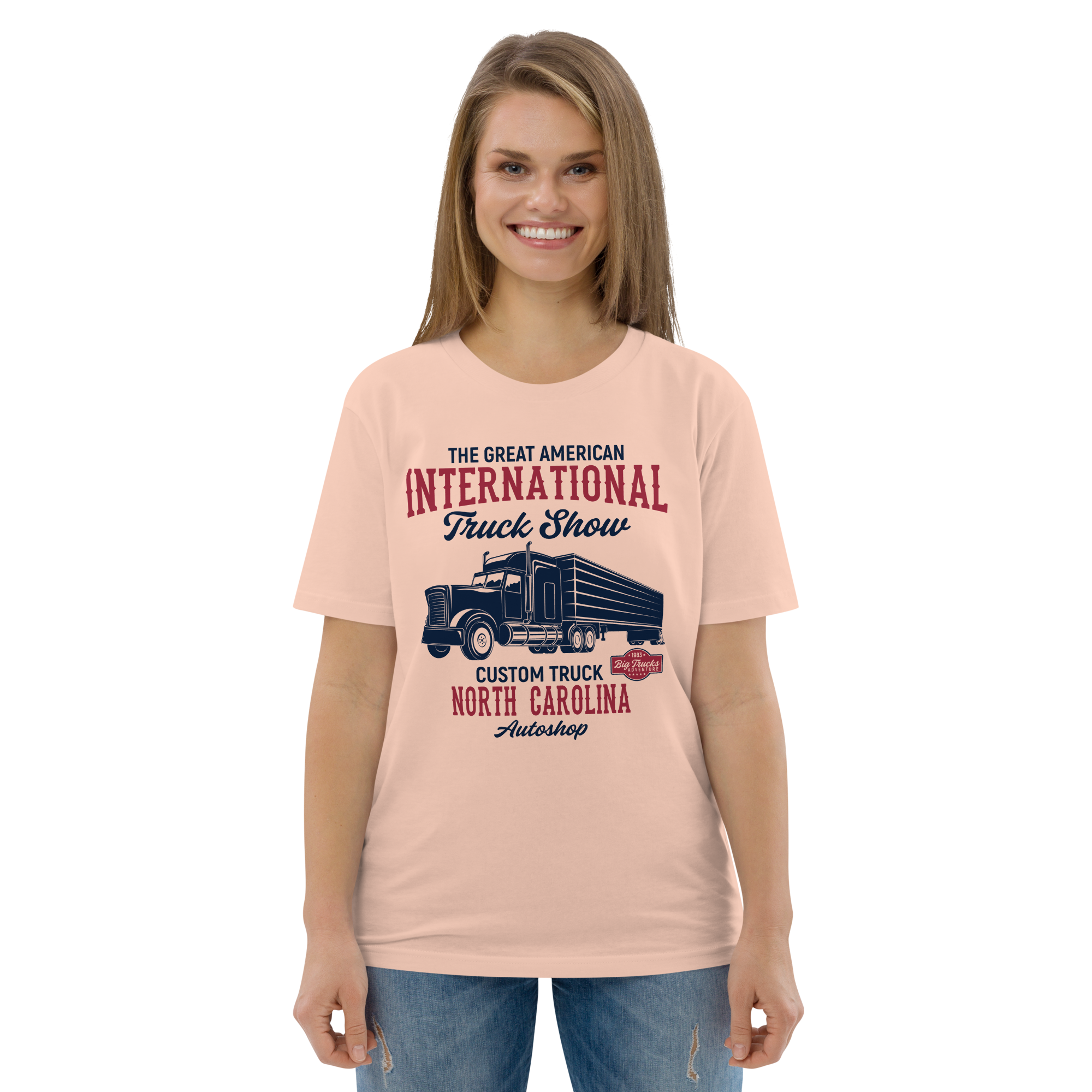 INTERNATIONAL TRUCK SHOW Unisex-T-Shirt aus Bio-Baumwolle