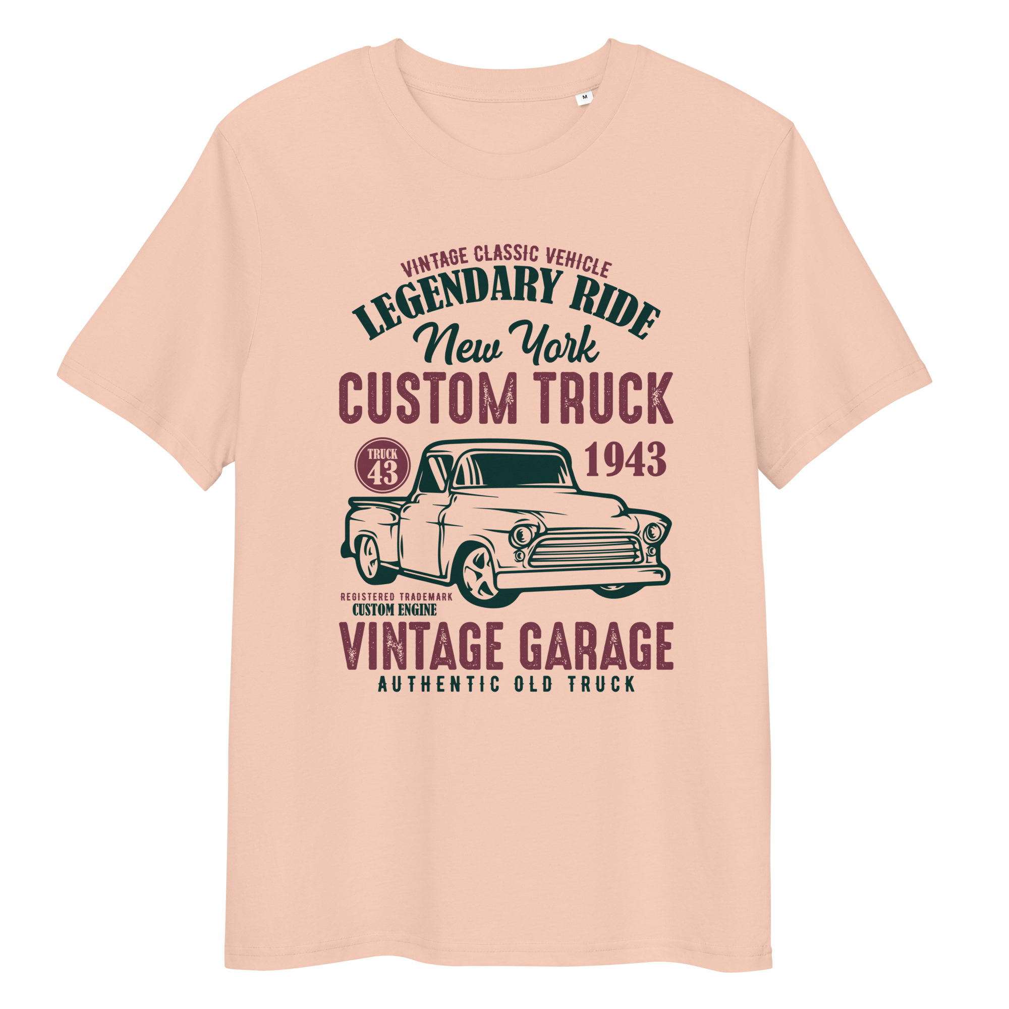 NEW YORK CUSTOM TRUCK Unisex-T-Shirt aus Bio-Baumwolle