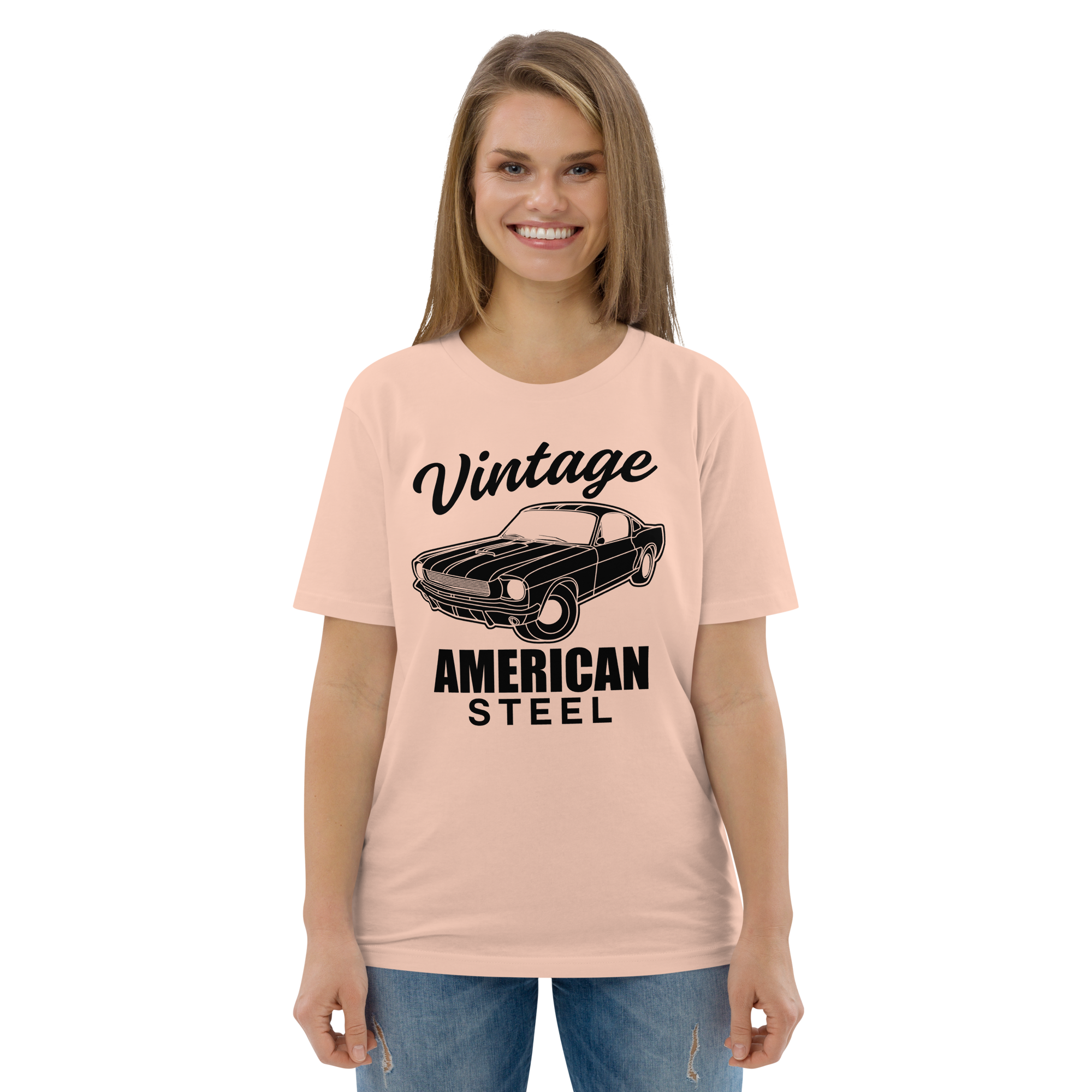 VINTAGE AMERICAN STEEL unisex t-shirt