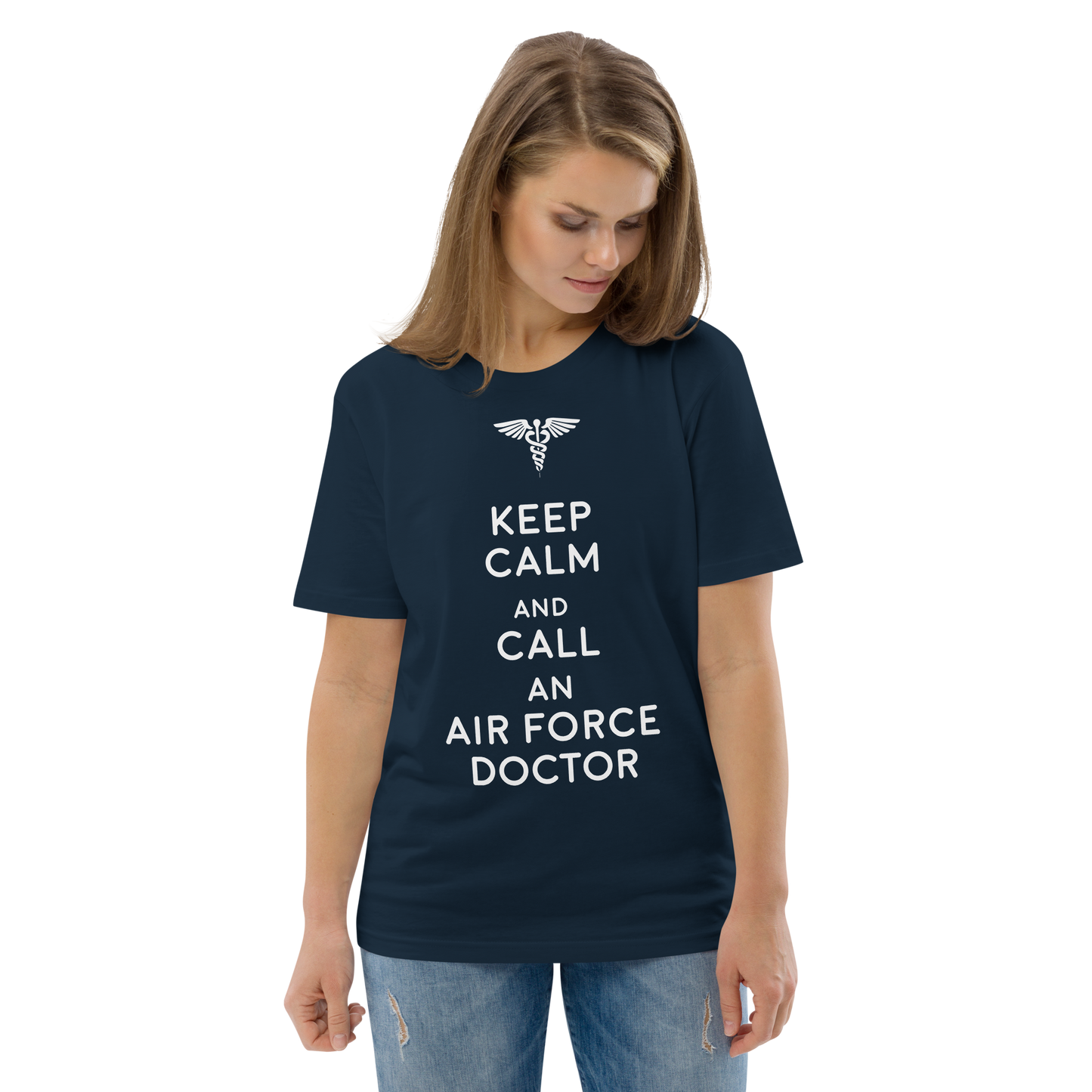 AIR FORCE DOCTOR Doctor series unisex organic cotton t-shirt