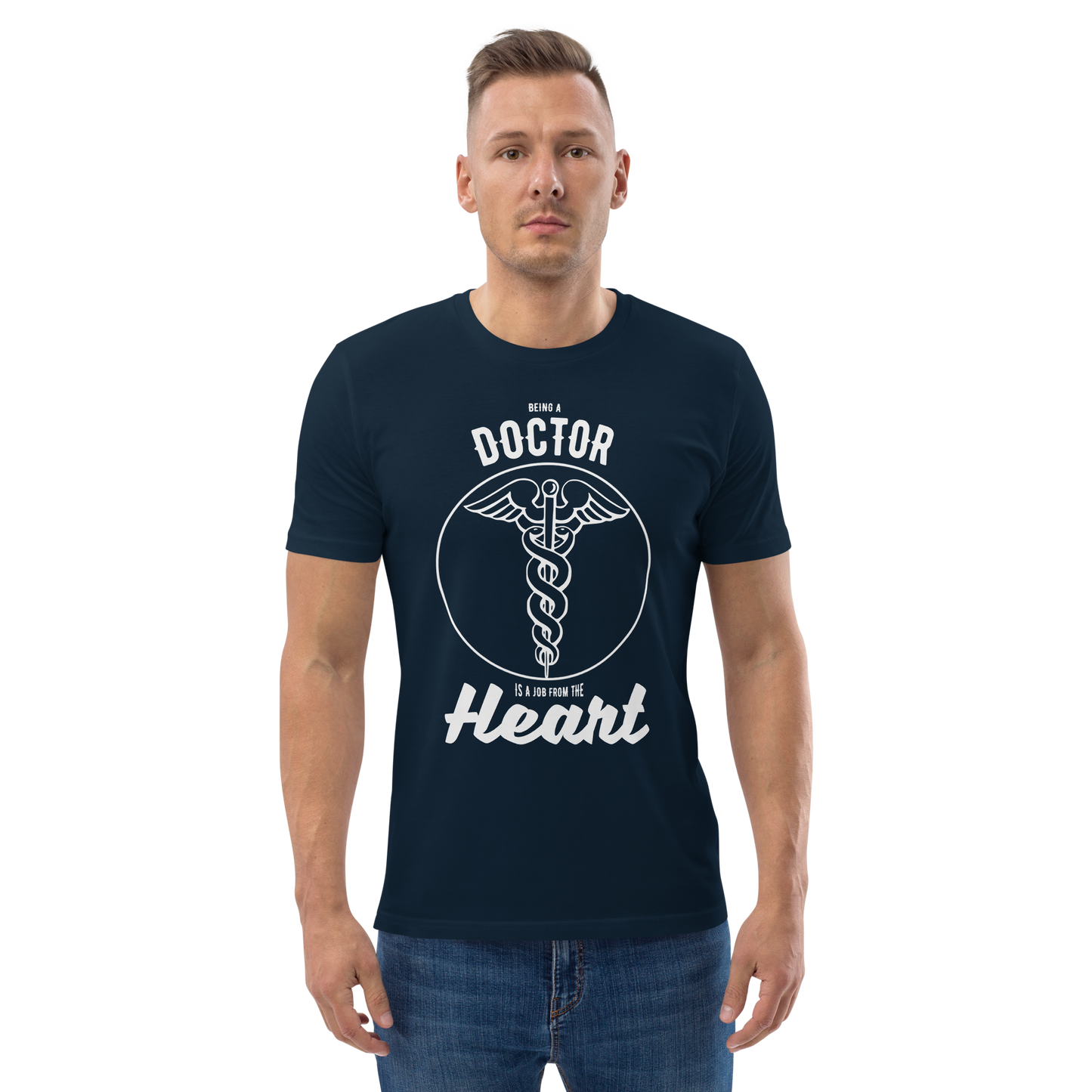 DOCTOR HEART Doctor series unisex organic cotton t-shirt