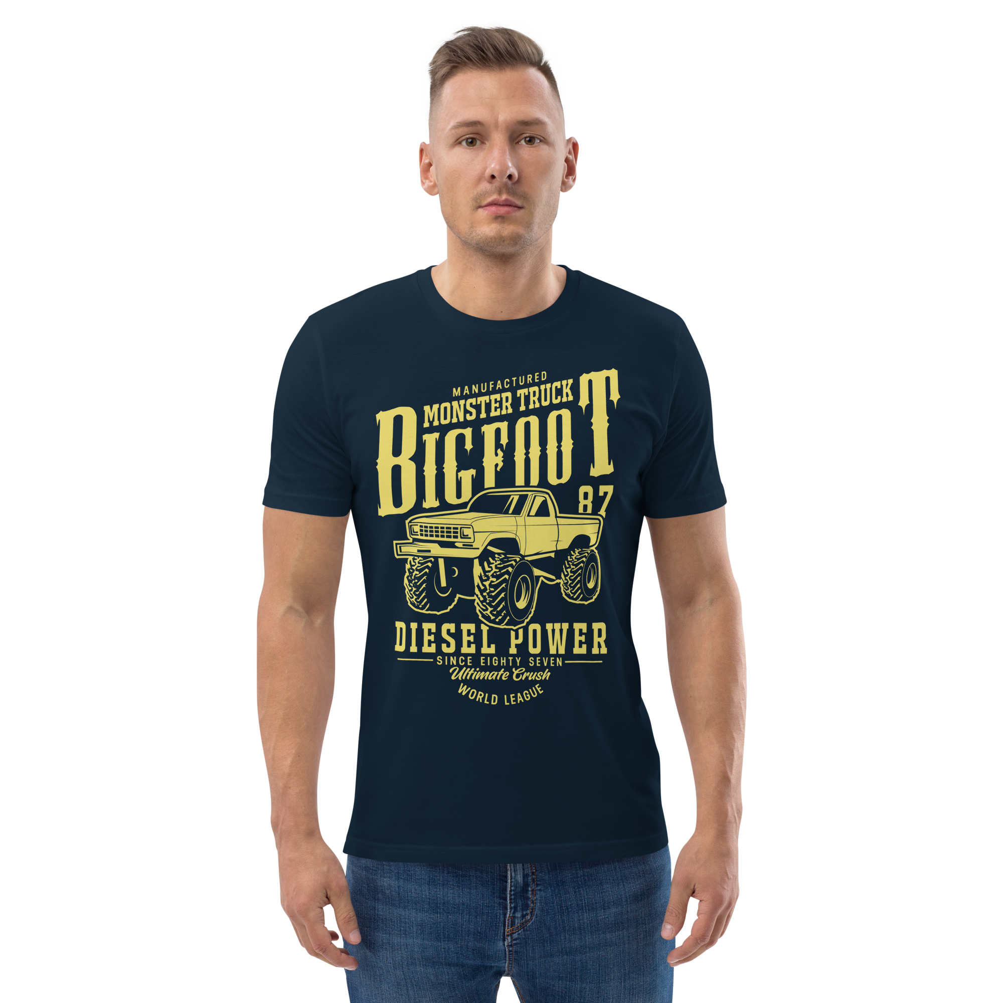 Camiseta unisex de algodón orgánico BIGFOOT DIESEL POWER
