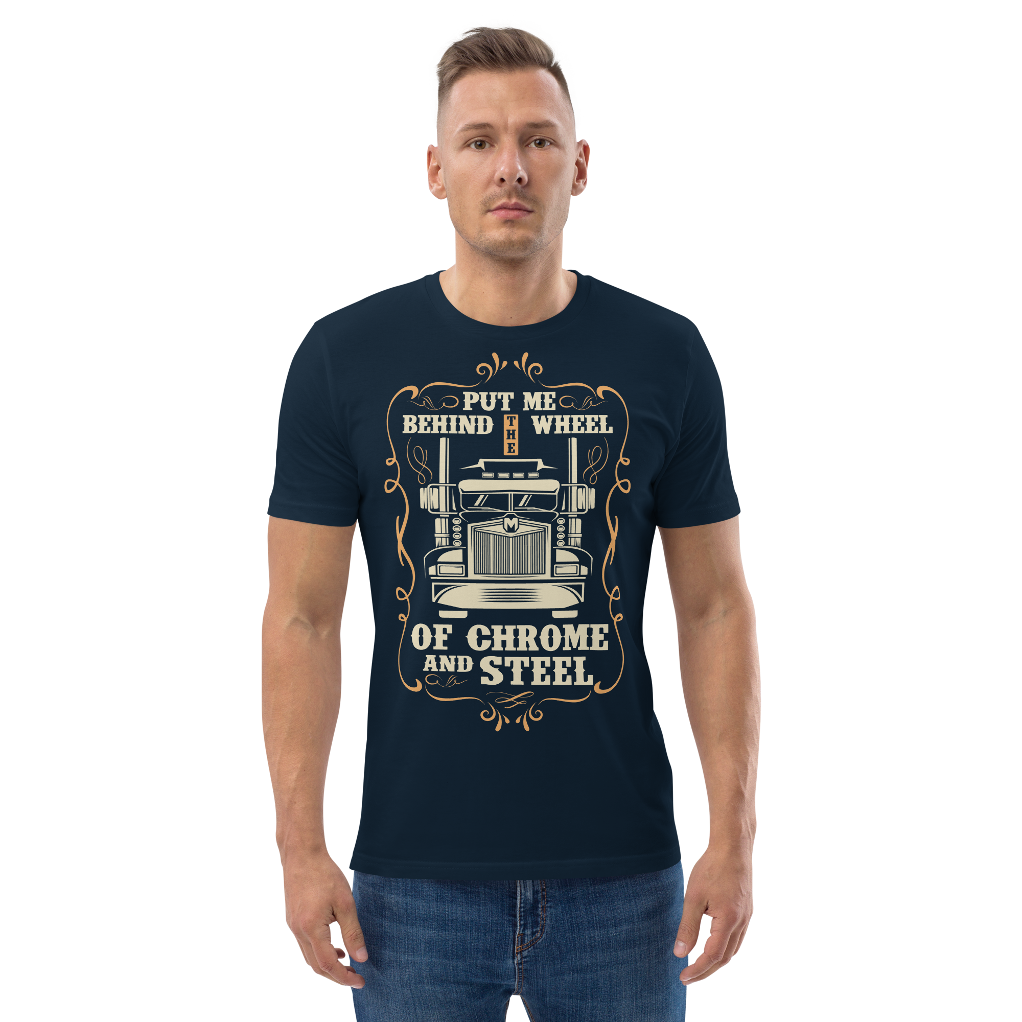 BEHIND THE WHEEL unisex t-shirt