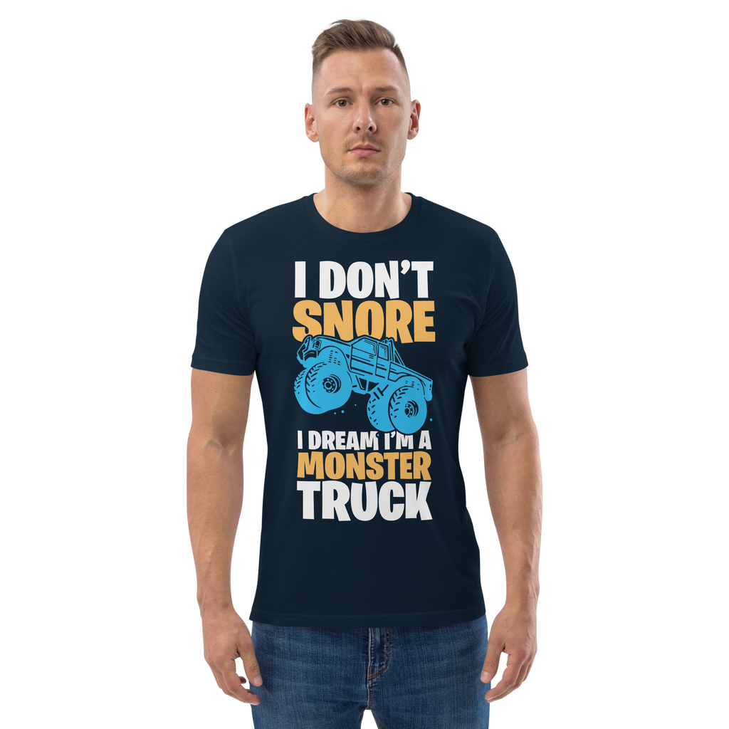 ICH BIN EIN MONSTER TRUCK Unisex-T-Shirt aus Bio-Baumwolle