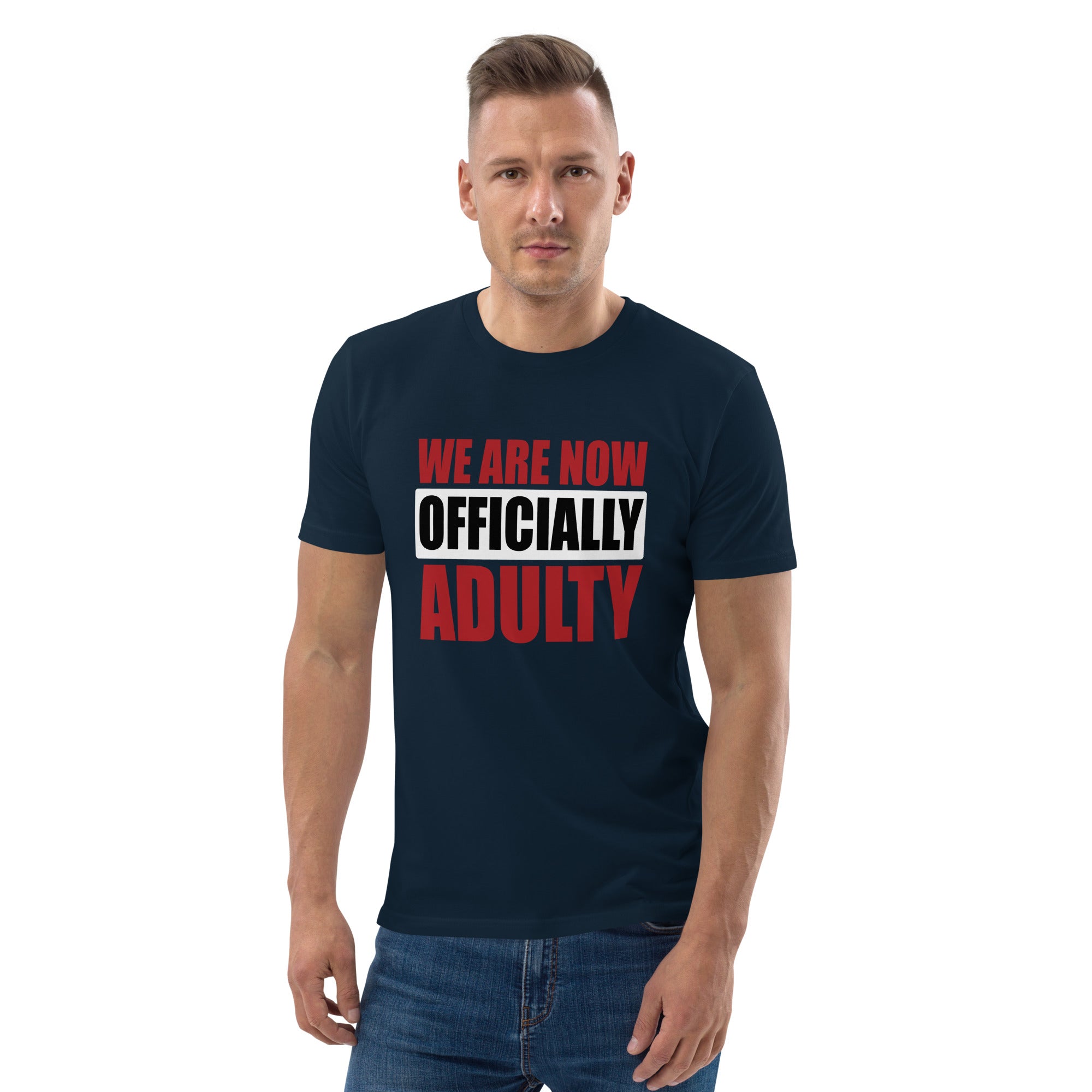Graduation t-shirt french navy front