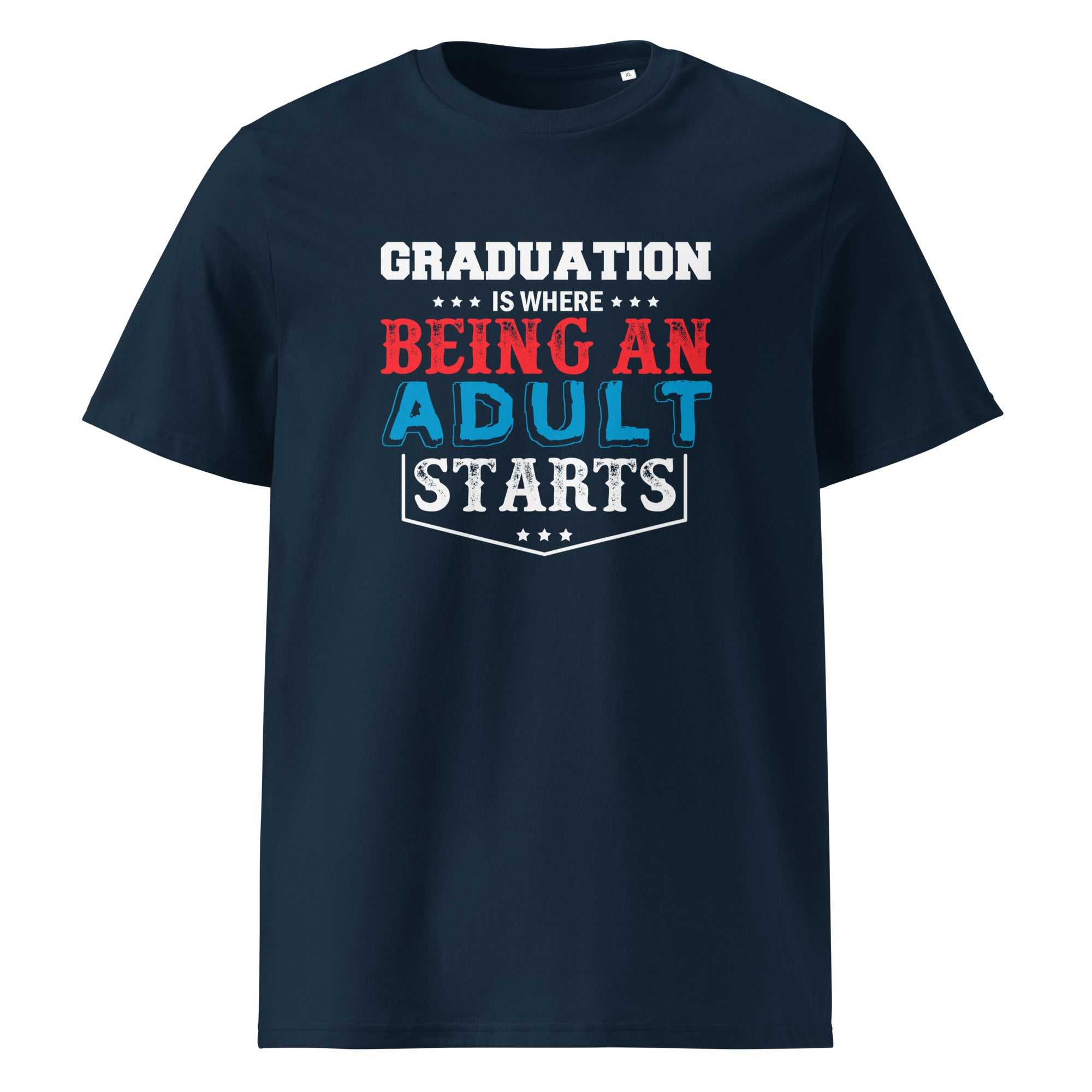 ADULTING BEGINS unisex t-shirt