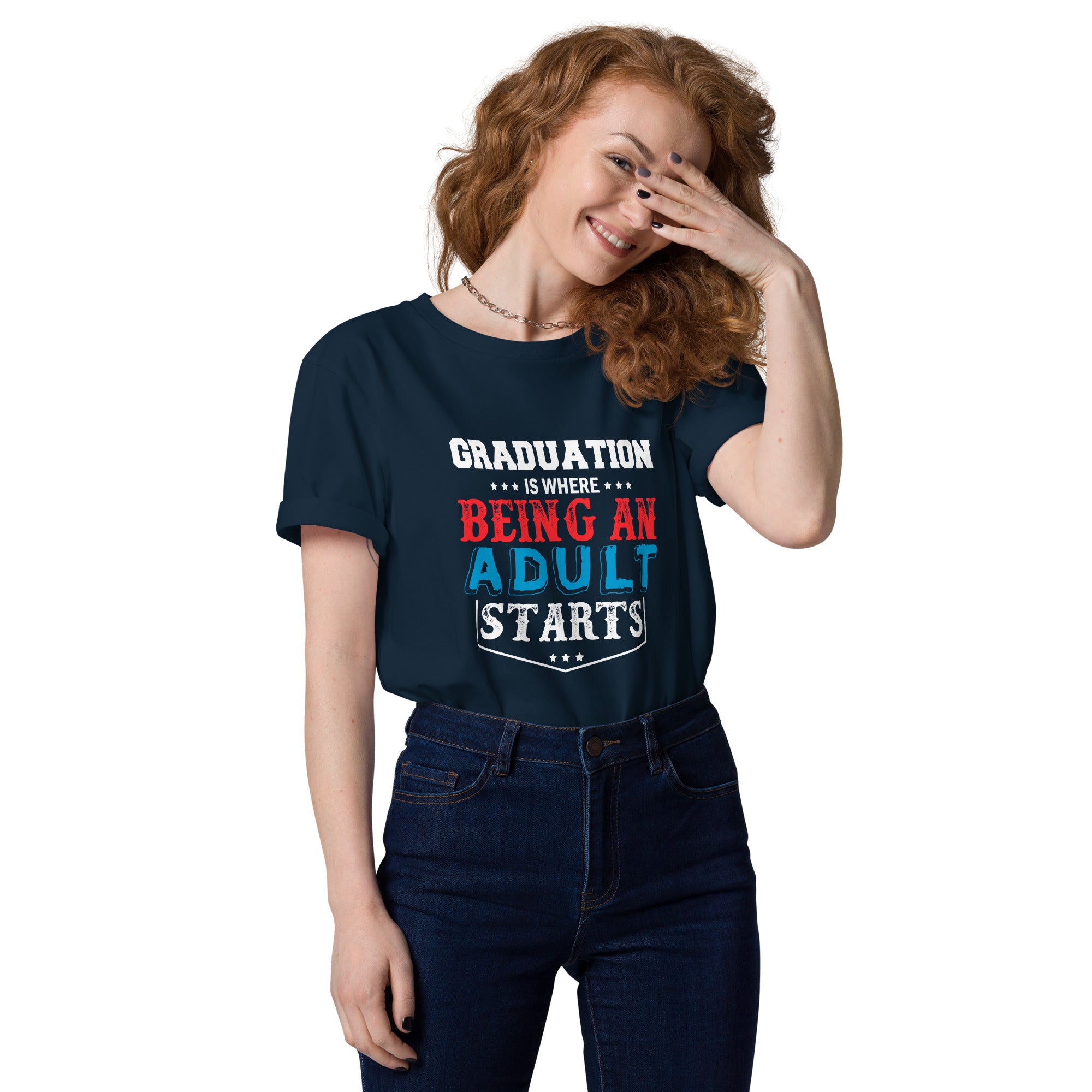 ADULTING BEGINS unisex t-shirt