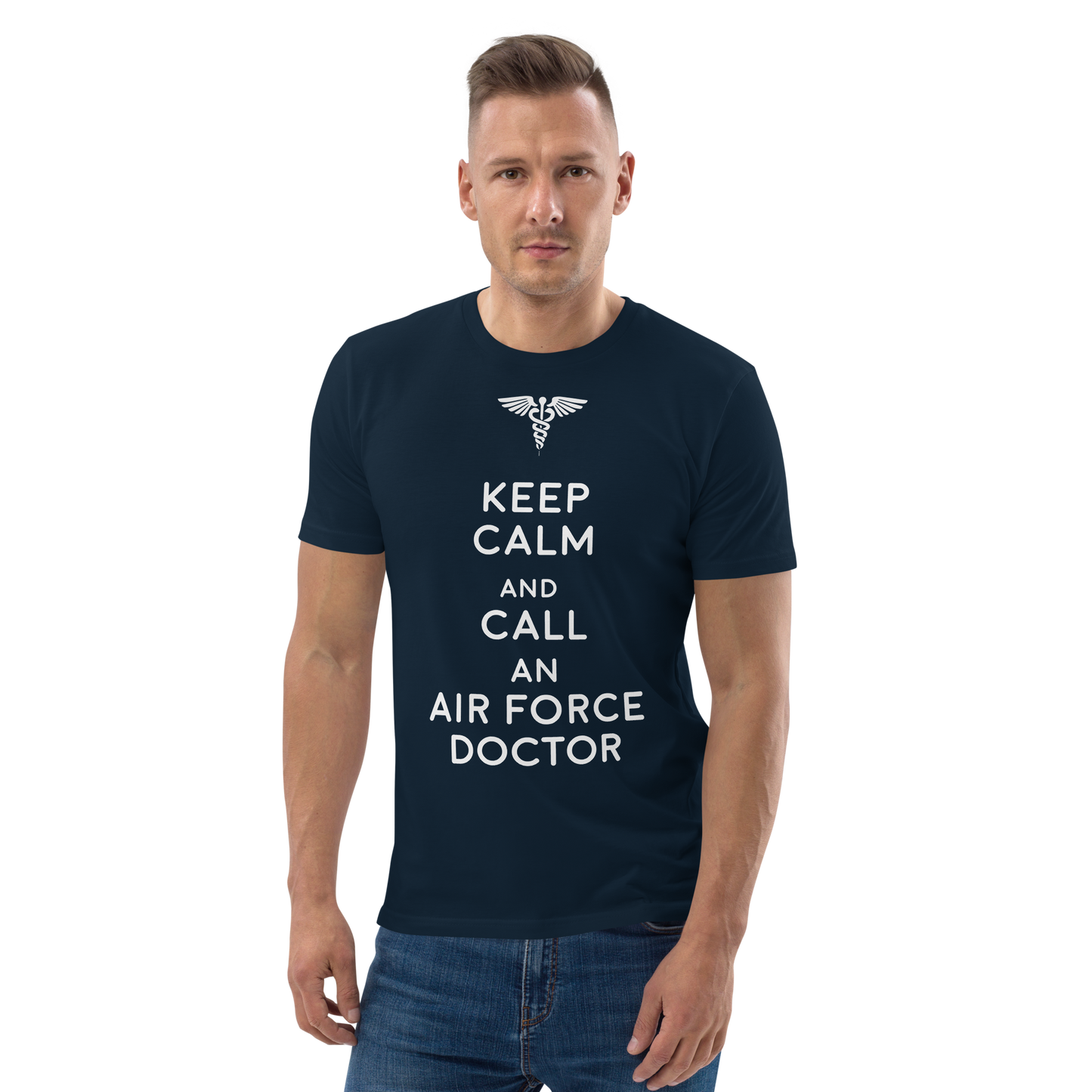 AIR FORCE DOCTOR Doctor series unisex organic cotton t-shirt