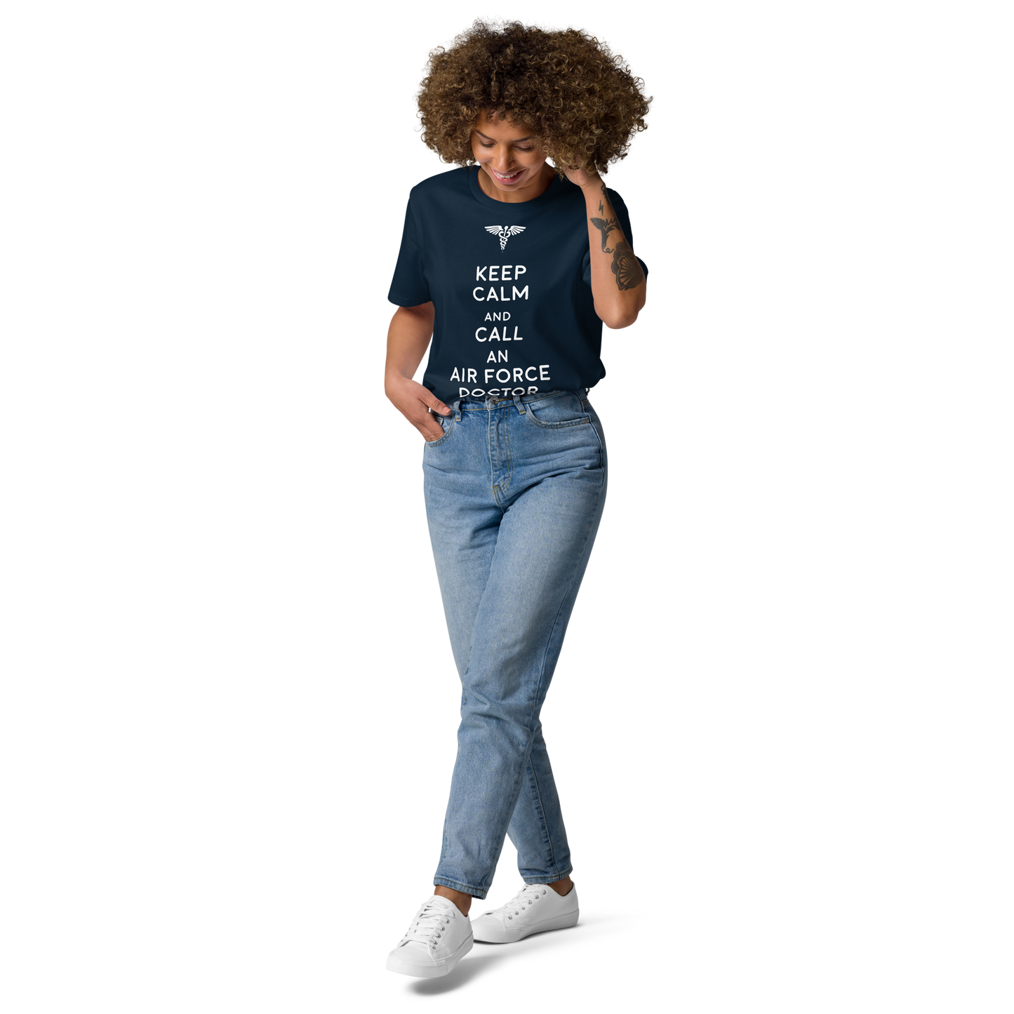 AIR FORCE DOCTOR Doctor series unisex organic cotton t-shirt