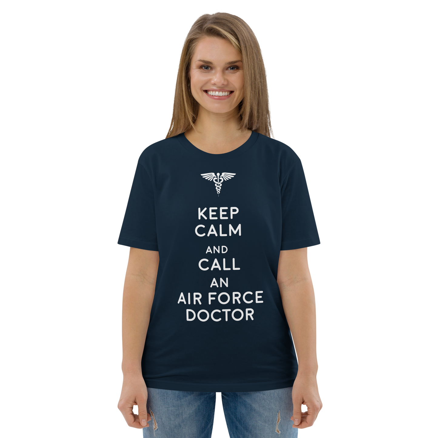 AIR FORCE DOCTOR Doctor series unisex organic cotton t-shirt