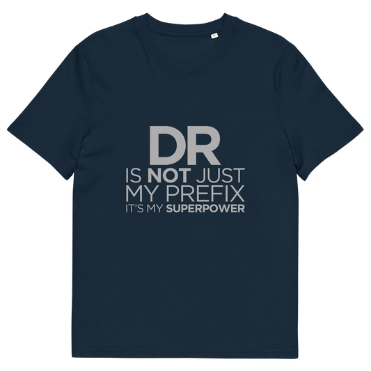 SUPERPOWER Doctor series unisex organic cotton t-shirt