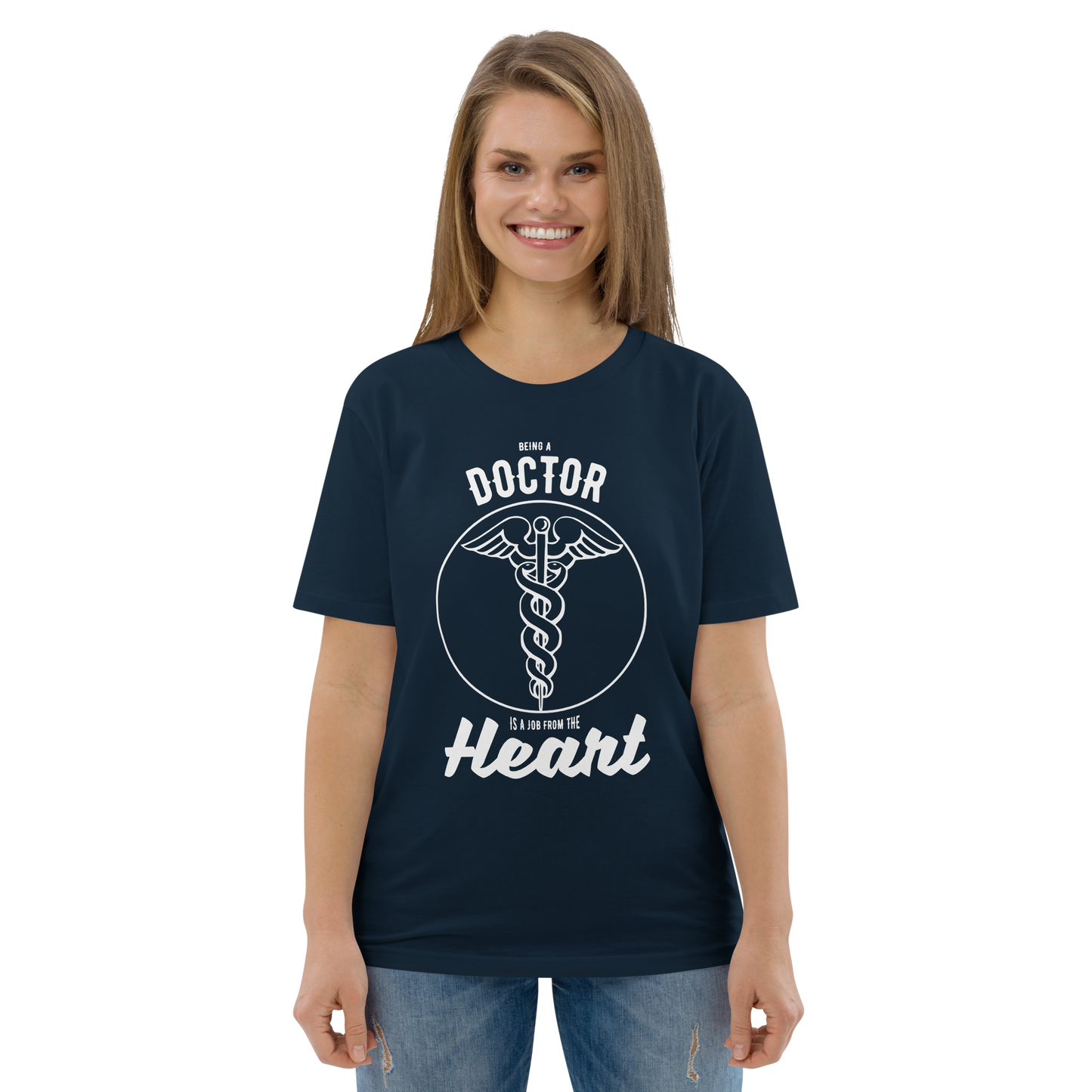 DOCTOR HEART Doctor series unisex organic cotton t-shirt