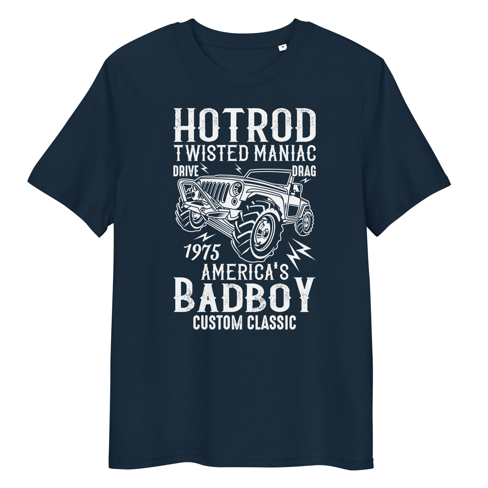 HOTROD BADBOY Unisex-T-Shirt aus Bio-Baumwolle