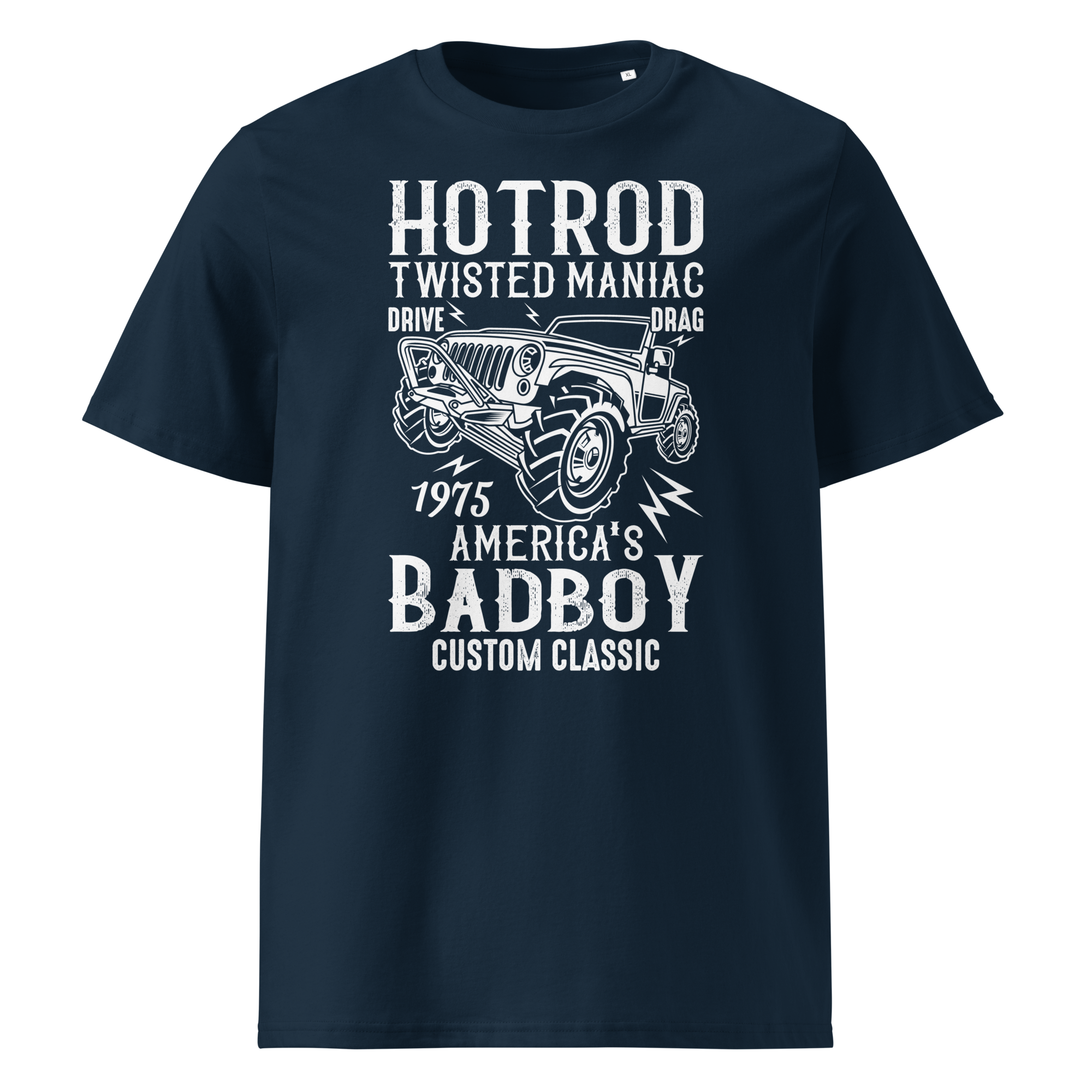 HOTROD BADBOY Unisex-T-Shirt aus Bio-Baumwolle