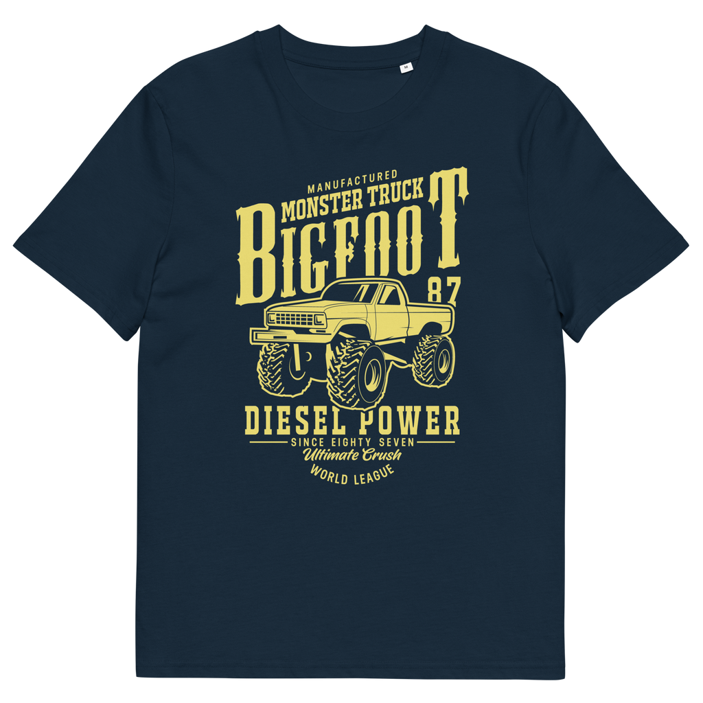BIGFOOT DIESEL POWER Unisex-T-Shirt aus Bio-Baumwolle