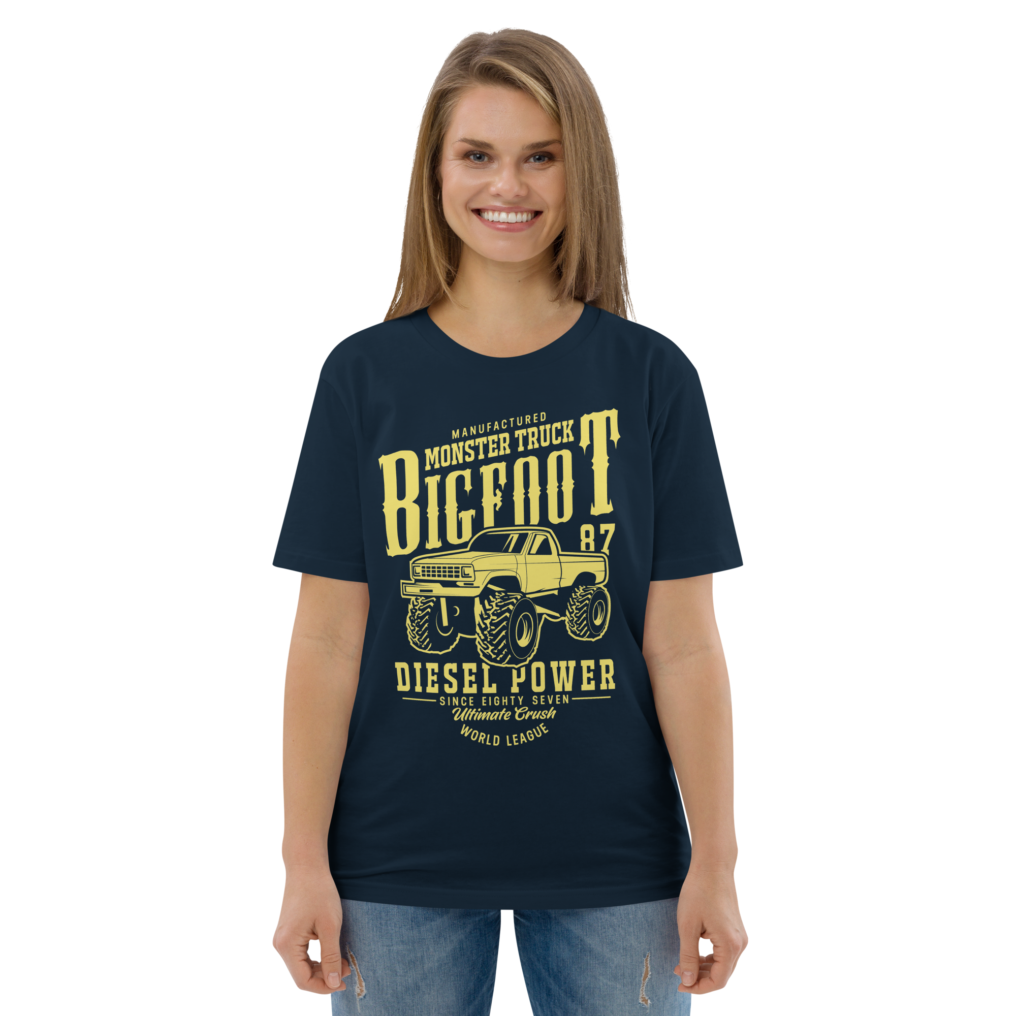 Camiseta unisex de algodón orgánico BIGFOOT DIESEL POWER