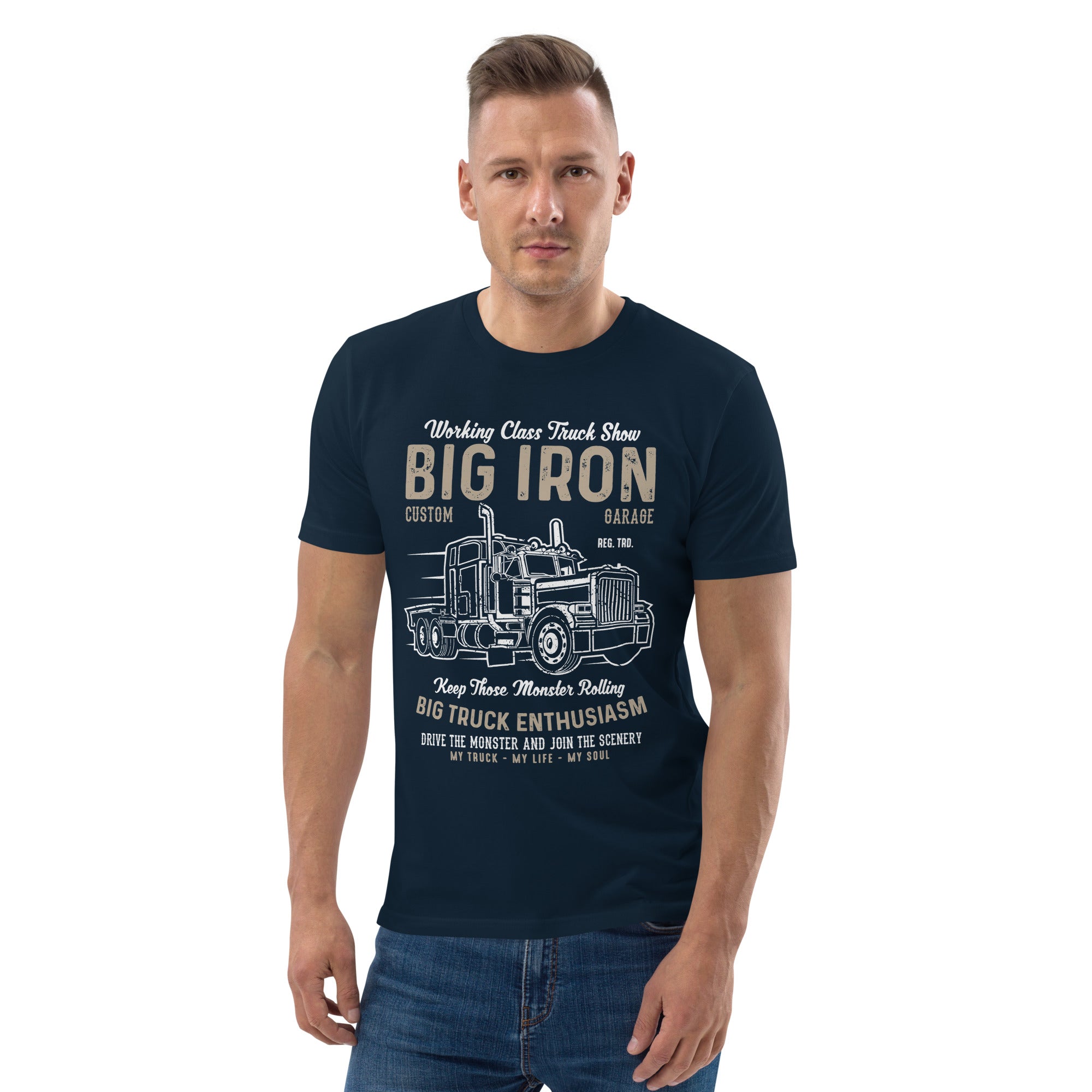 WORKING CLASS BIG IRON Unisex T-Shirt aus Bio-Baumwolle
