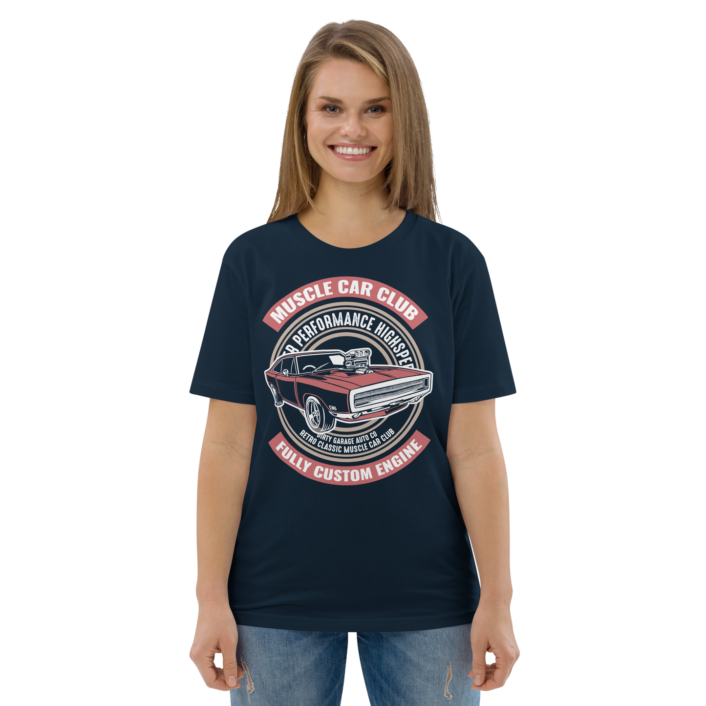 MUSCLE CAR CLUB Unisex organic cotton t-shirt