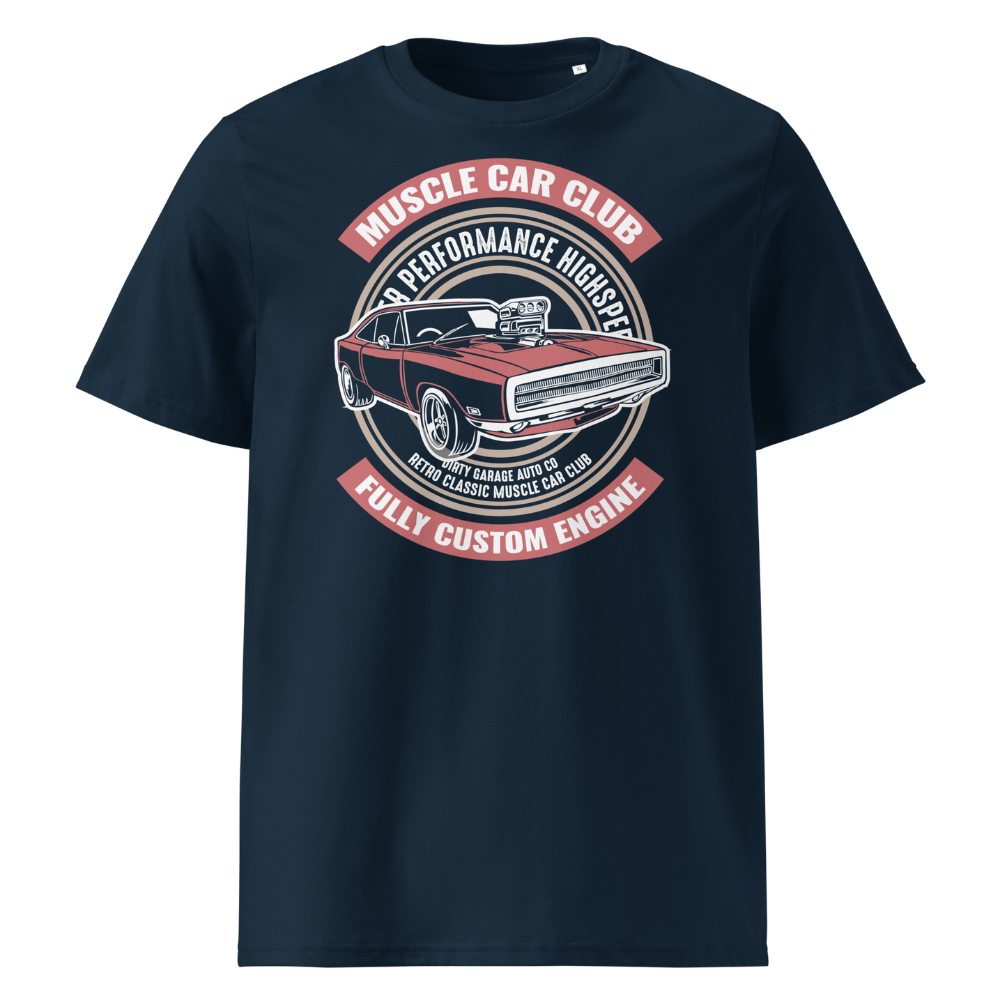 MUSCLE CAR CLUB Unisex organic cotton t-shirt