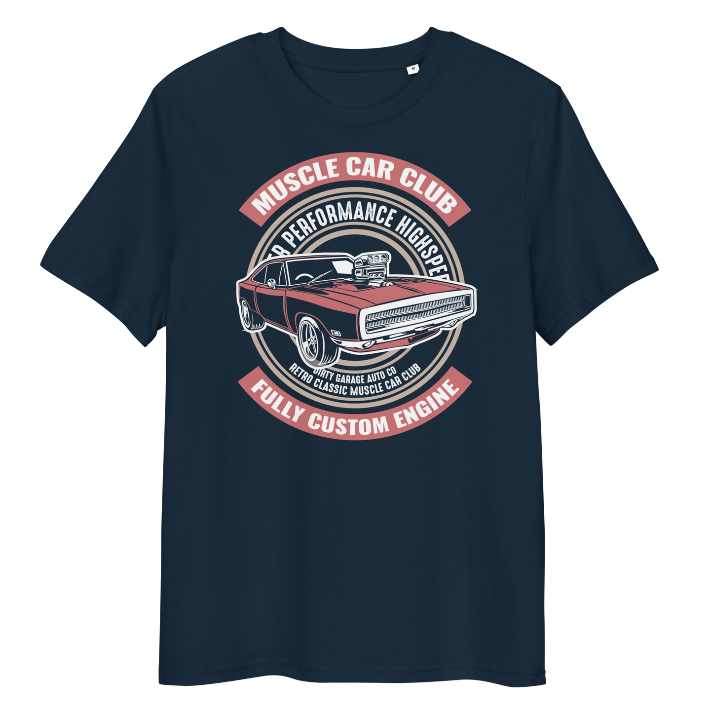 MUSCLE CAR CLUB Unisex organic cotton t-shirt