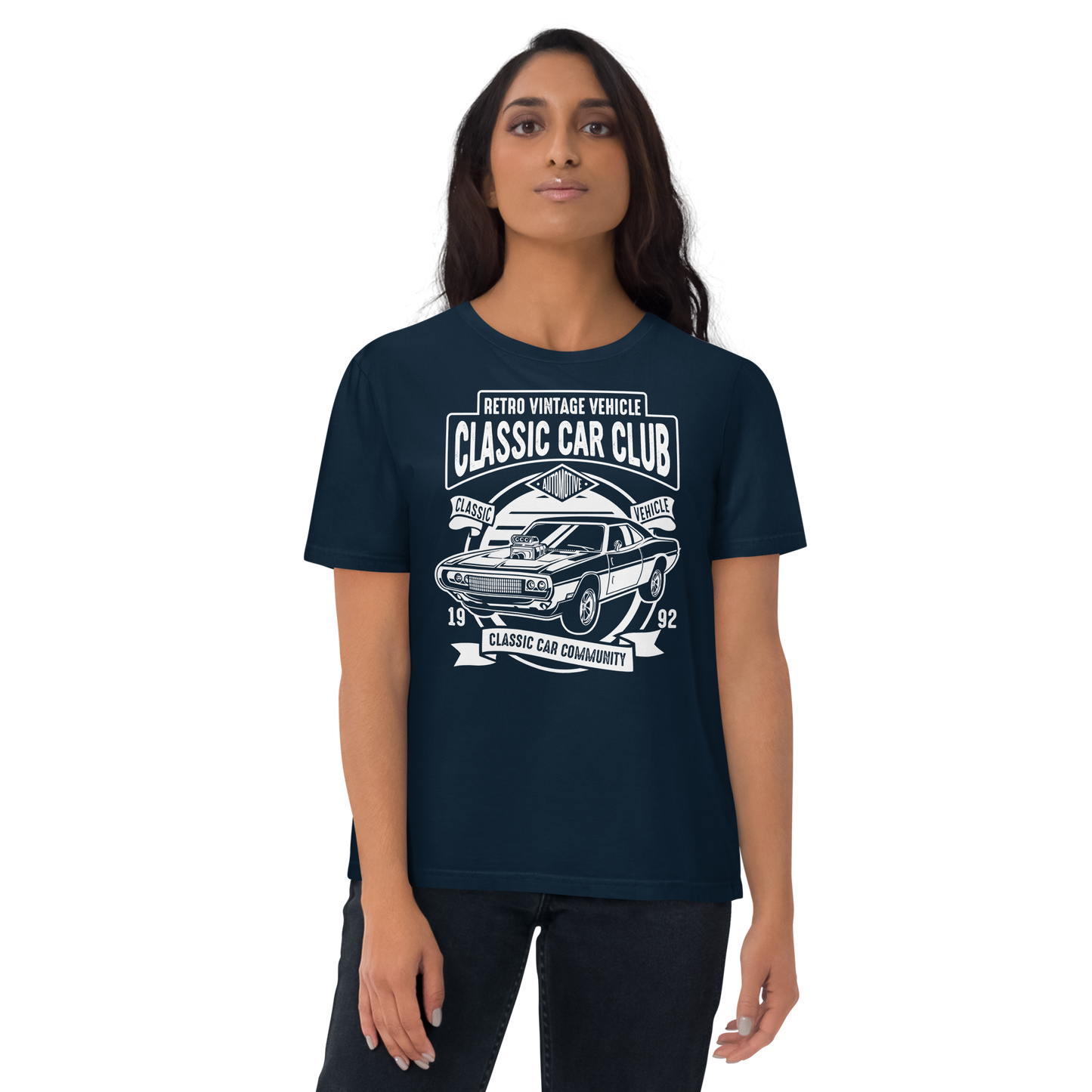 CLASSIC CAR CLUB Unisex organic cotton t-shirt