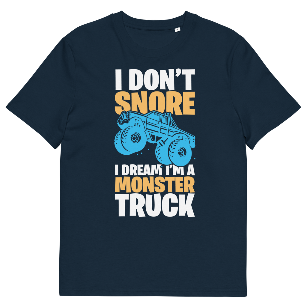 Camiseta unisex de algodón orgánico I'M A MONSTER TRUCK