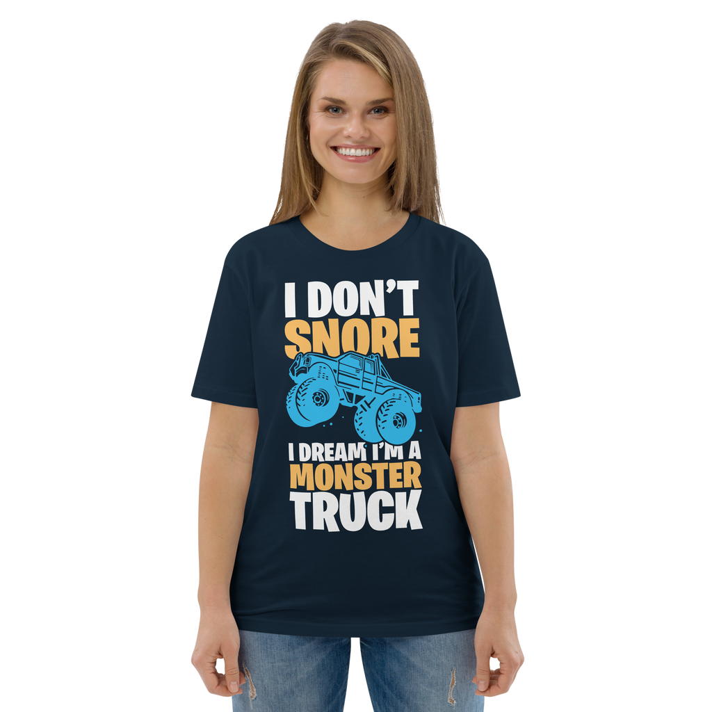 ICH BIN EIN MONSTER TRUCK Unisex-T-Shirt aus Bio-Baumwolle