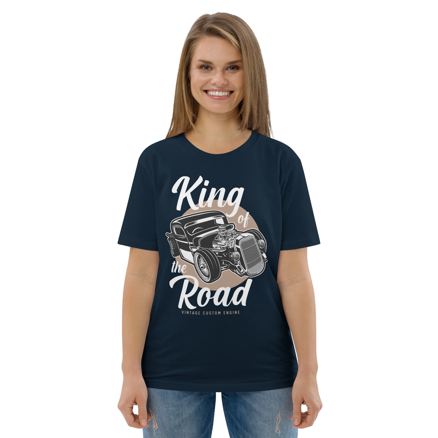 KING OF THE ROAD Unisex organic cotton t-shirt