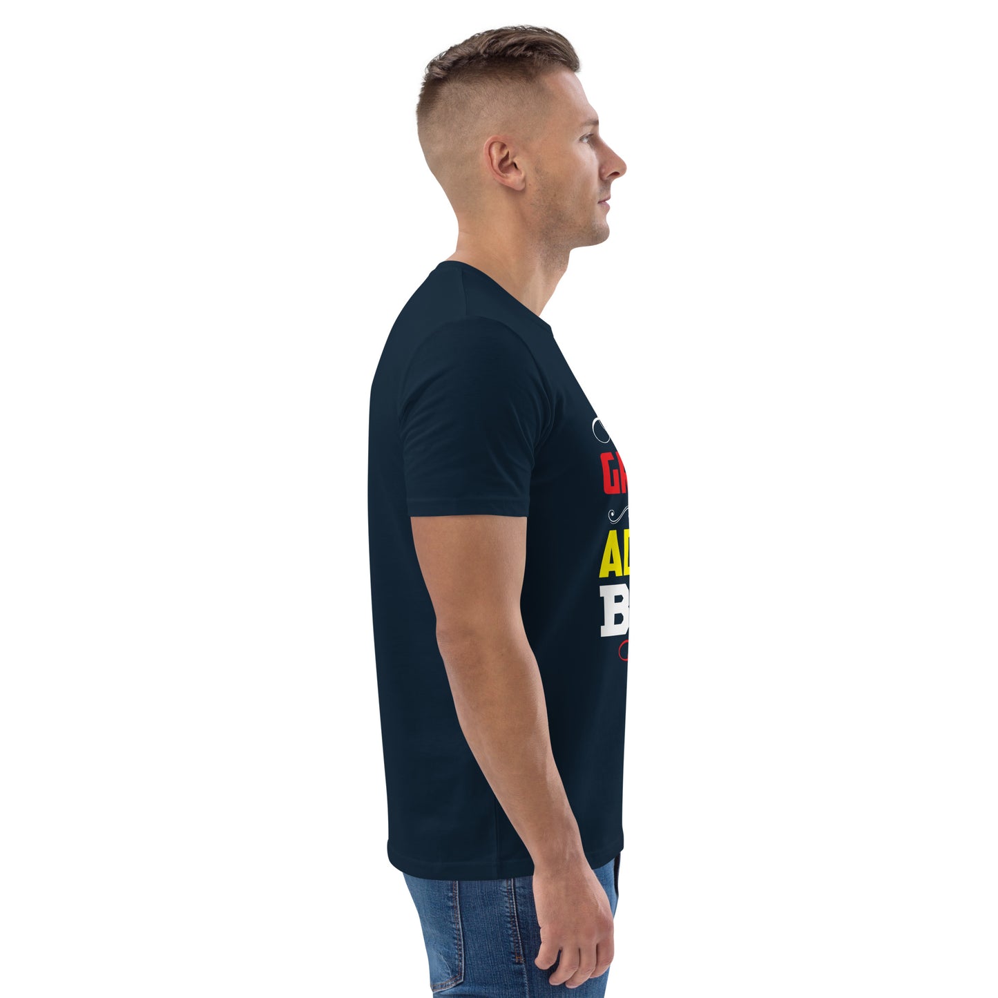 ADVENTURE BEGINS Unisex organic cotton t-shirt