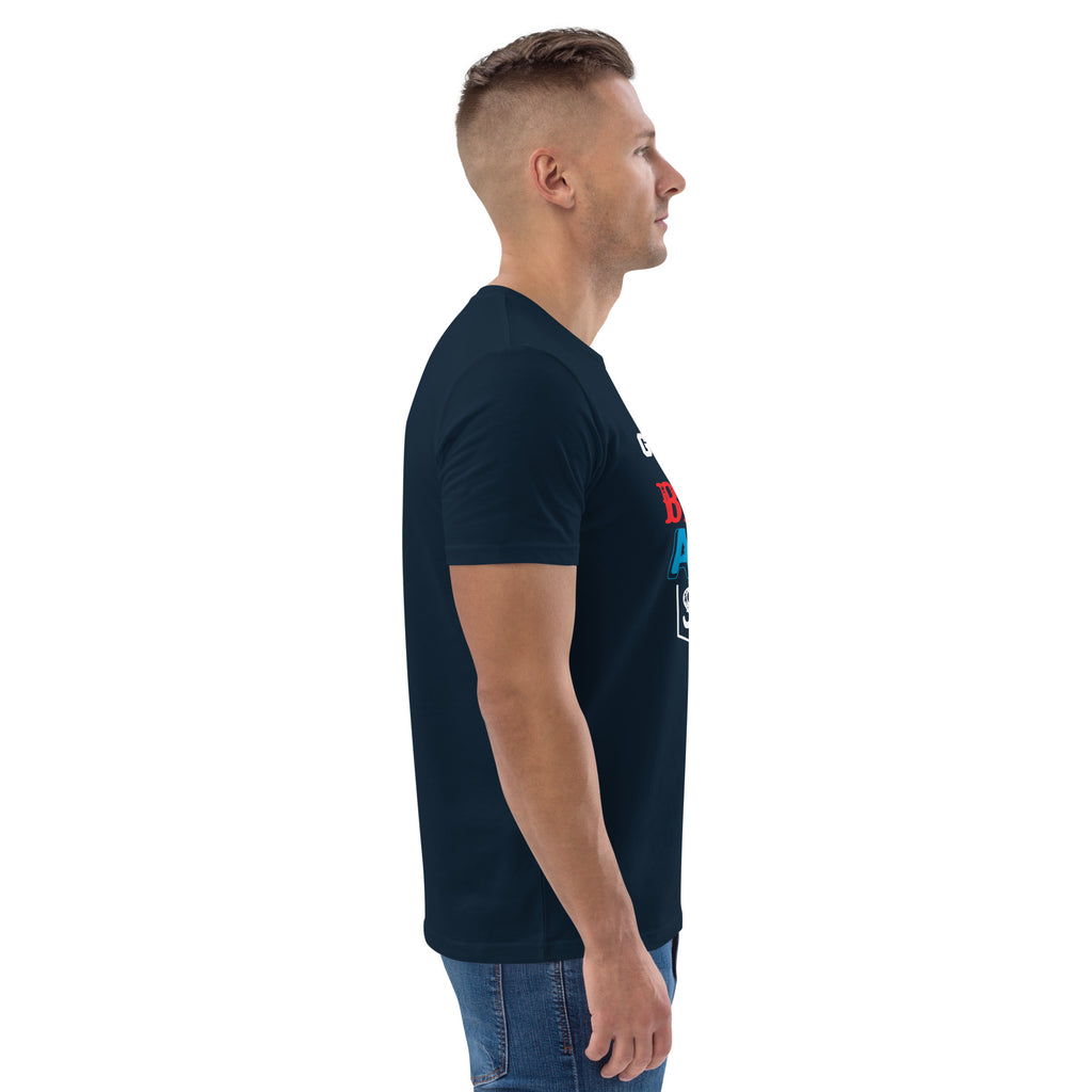 ADULTING BEGINS Unisex organic cotton t-shirt