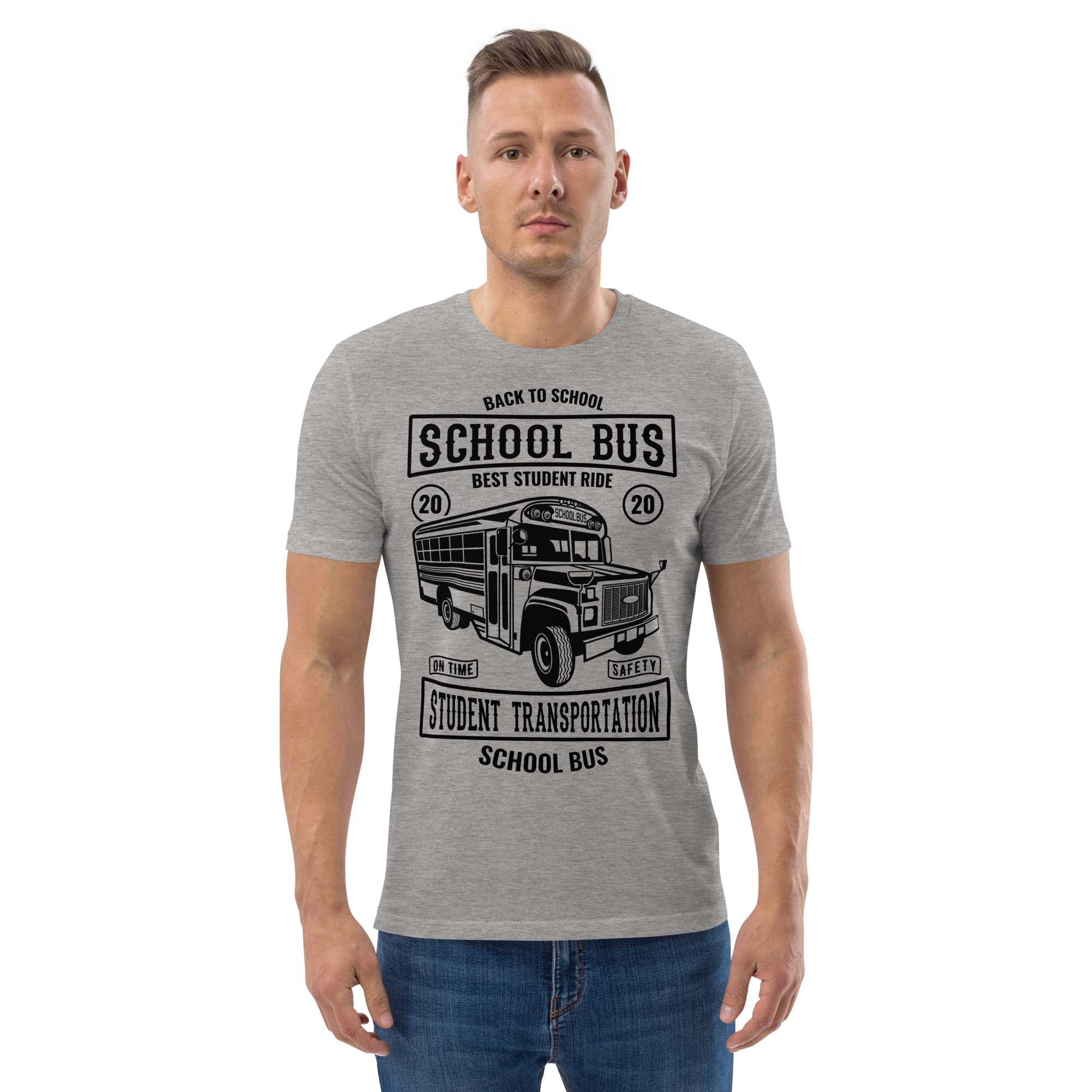 SCHULBUS Unisex T-Shirt aus Bio-Baumwolle